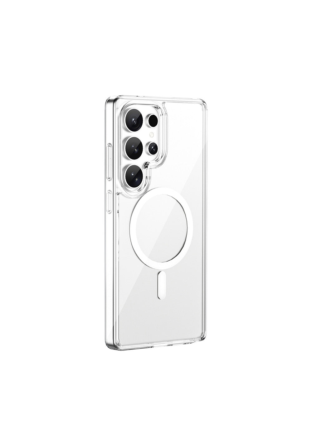 Galaxy S26 Ultra Kılıf Wiwu MCC-101 iShield Pro Serisi Manyetik Şarj Uyumlu Crystal Sert PC Kapak