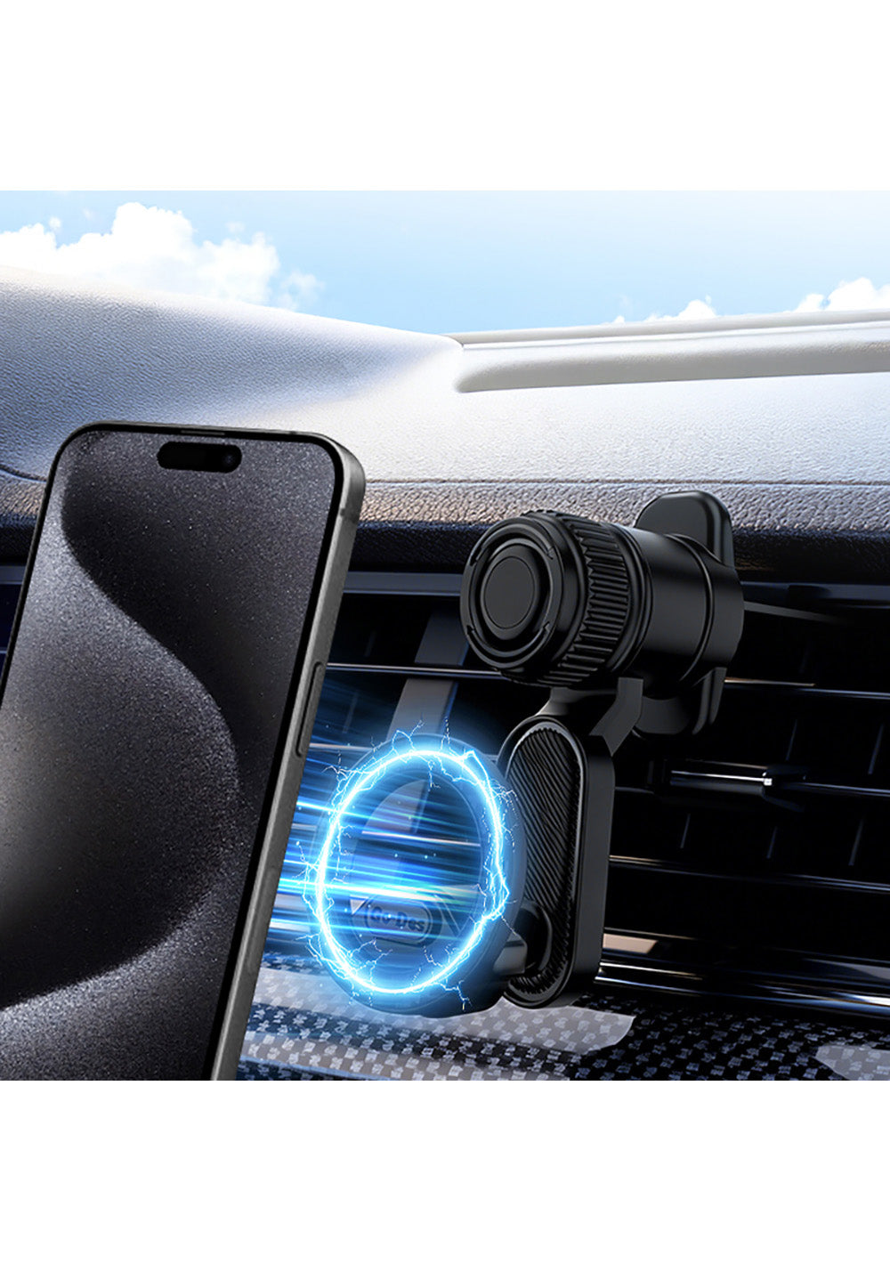 Go Des GD-HD272 Havalandırma Tasarım Magnetik Araç Telefon Tutucu