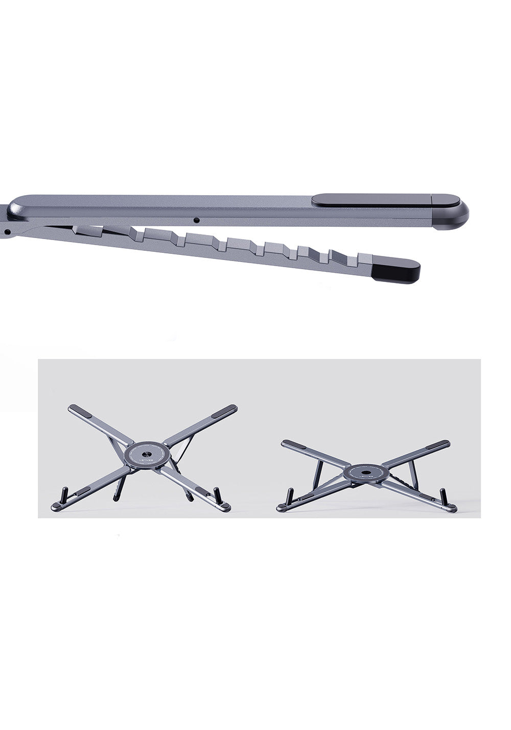 Lenyes CR206 Çok Fonksiyonlu 8 Kademeli Ayarlanabilir Magnetik Laptop & Tablet & Telefon Standı