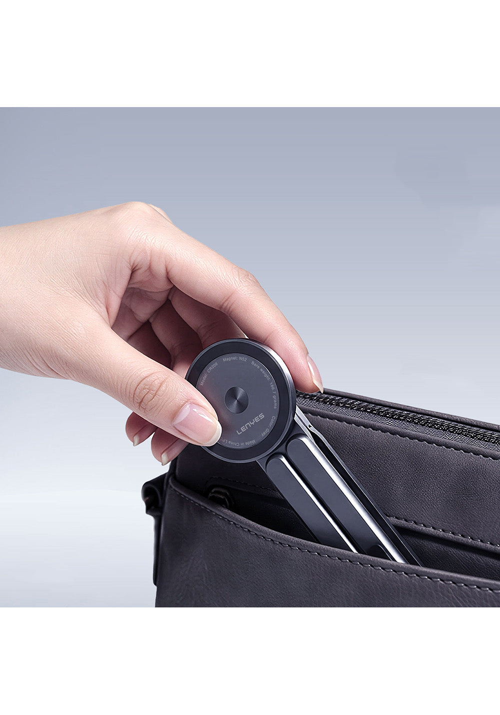 Lenyes CR206 Çok Fonksiyonlu 8 Kademeli Ayarlanabilir Magnetik Laptop & Tablet & Telefon Standı