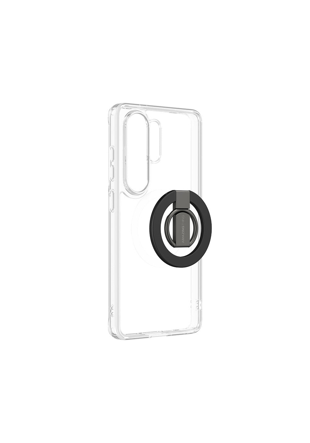 Galaxy S26 Ultra Kılıf Manyetik Şarj Uyumlu Yüzük Standlı Amazingthing Minimal Grip Serisi Kapak