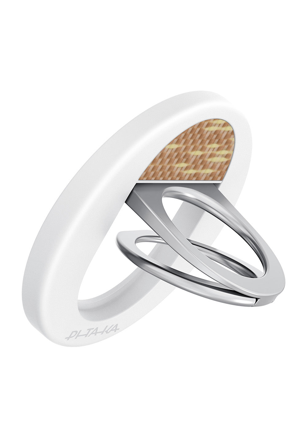 Pitaka Aramid Fiber Glints of Gold Serisi MagEZ Grip 3 Magnetik Ring Stand Telefon Tutucu