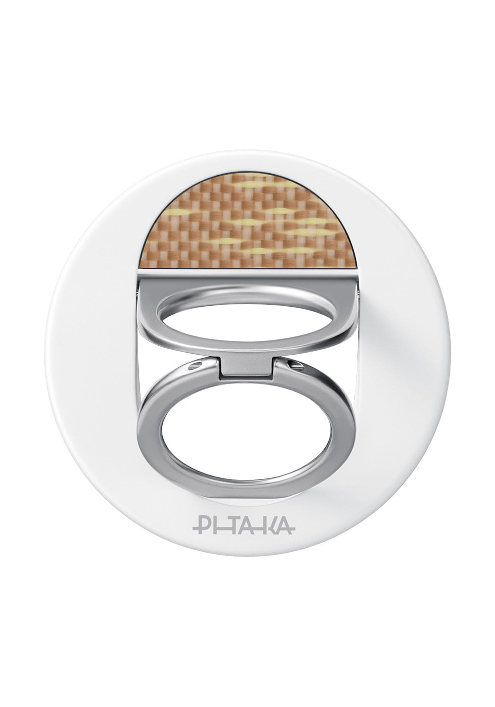Pitaka Aramid Fiber Glints of Gold Serisi MagEZ Grip 3 Magnetik Ring Stand Telefon Tutucu