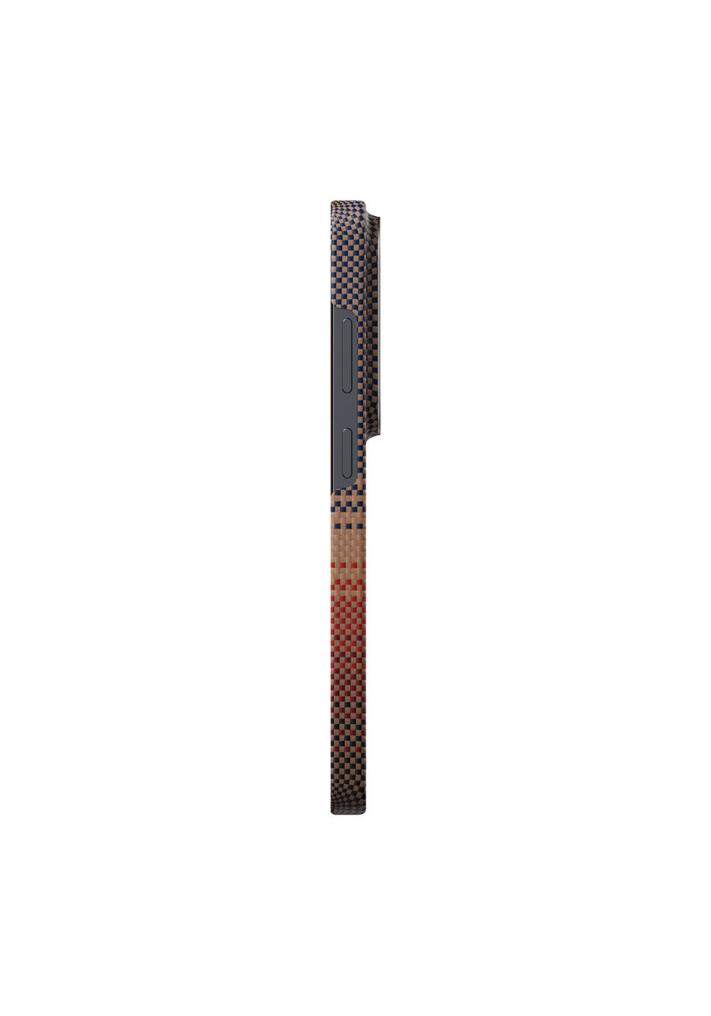 Galaxy S26 Ultra Kılıf Manyetik Şarj Uyumlu Aramid Karbon Fiber Pitaka Tactile Woven Sunset-Moonrise Serisi Kapak