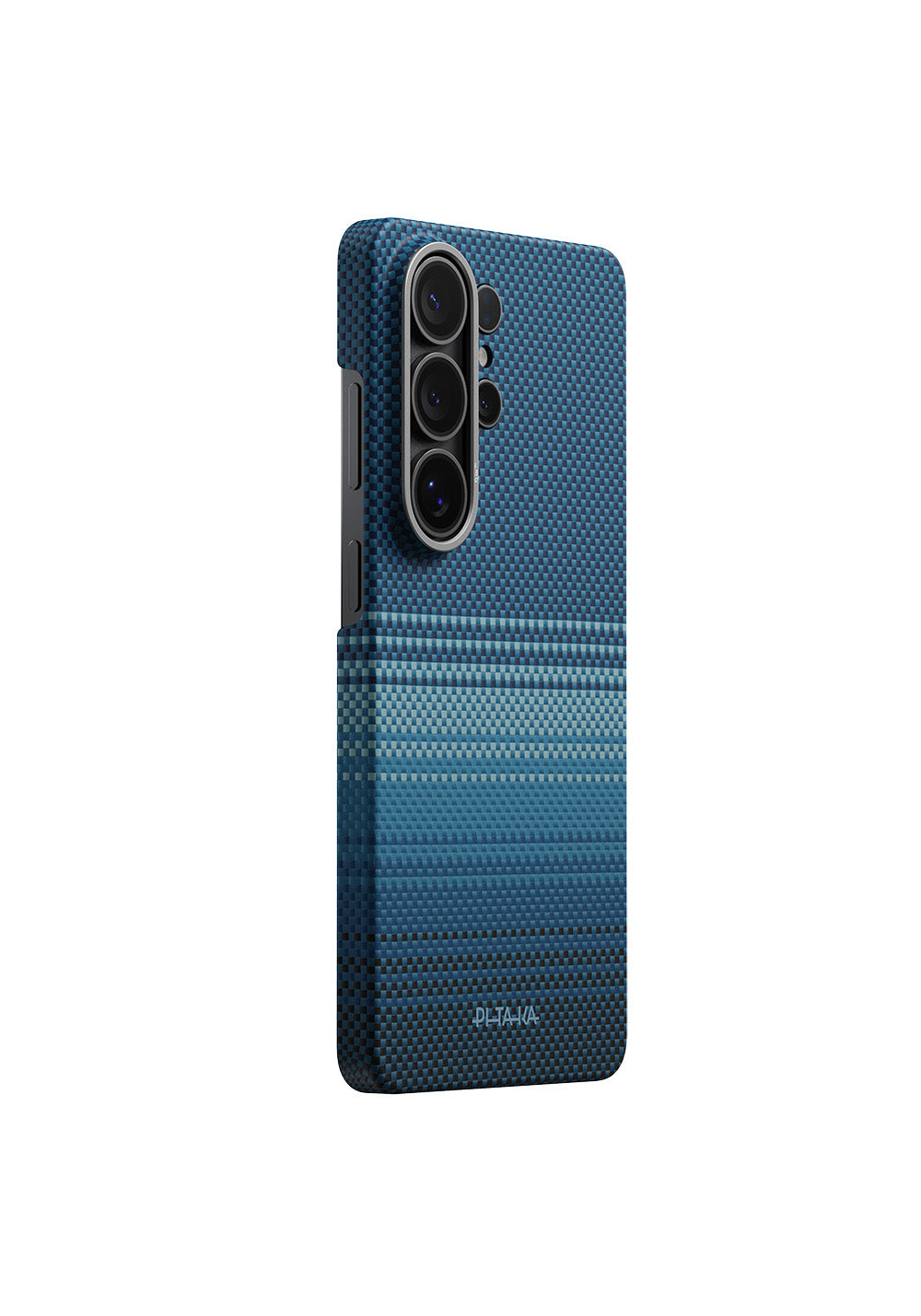 Galaxy S26 Ultra Kılıf Manyetik Şarj Uyumlu Aramid Karbon Fiber Pitaka Tactile Woven Sunset-Moonrise Serisi Kapak
