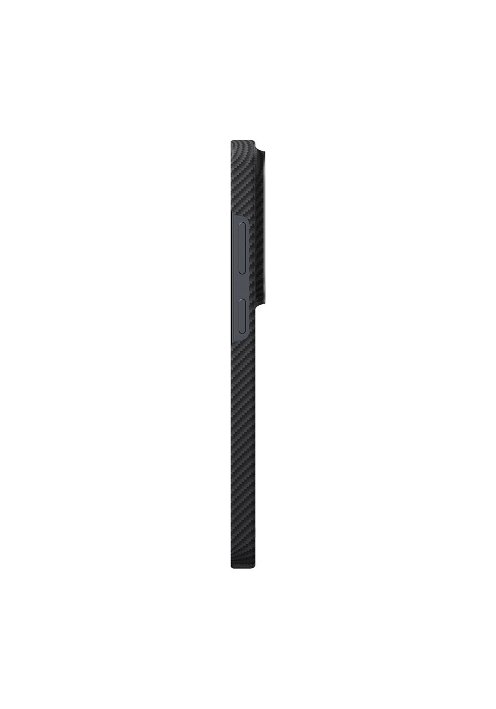 Galaxy S26 Ultra Kılıf Manyetik Şarj Uyumlu 600D Aramid Karbon Fiber Pitaka Ultra-Slim Classic Serisi Black-Grey Twill Kapak