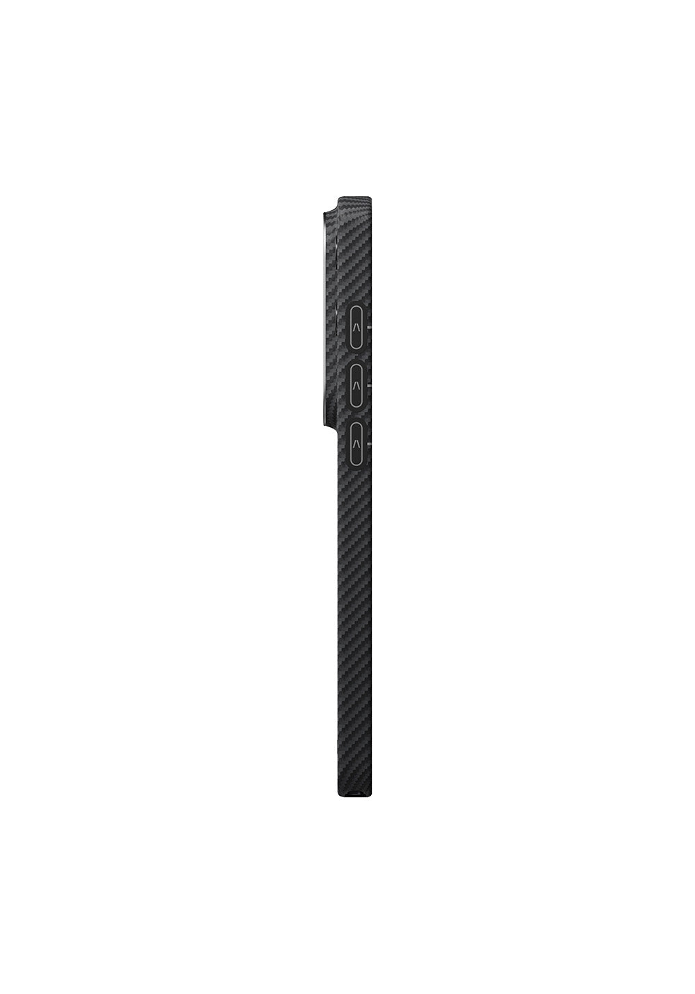 Galaxy S26 Ultra Kılıf Manyetik Şarj Uyumlu 600D Aramid Karbon Fiber Pitaka Ultra-Slim Classic Serisi Black-Grey Twill Kapak