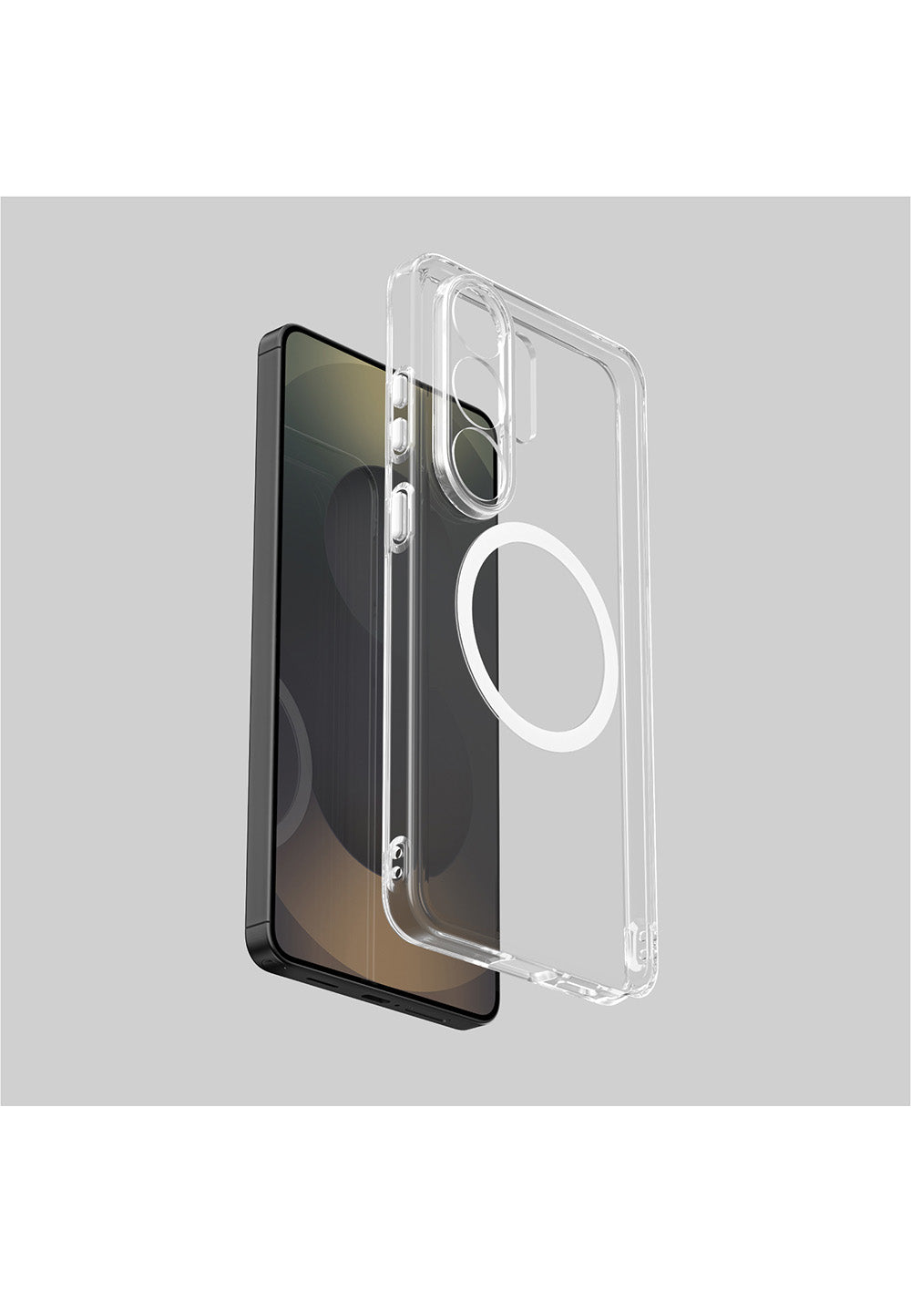Galaxy S26 Ultra Kılıf Manyetik Şarj Uyumlu Kamera Korumalı Amazingthing Minimal Lens Serisi Kapak