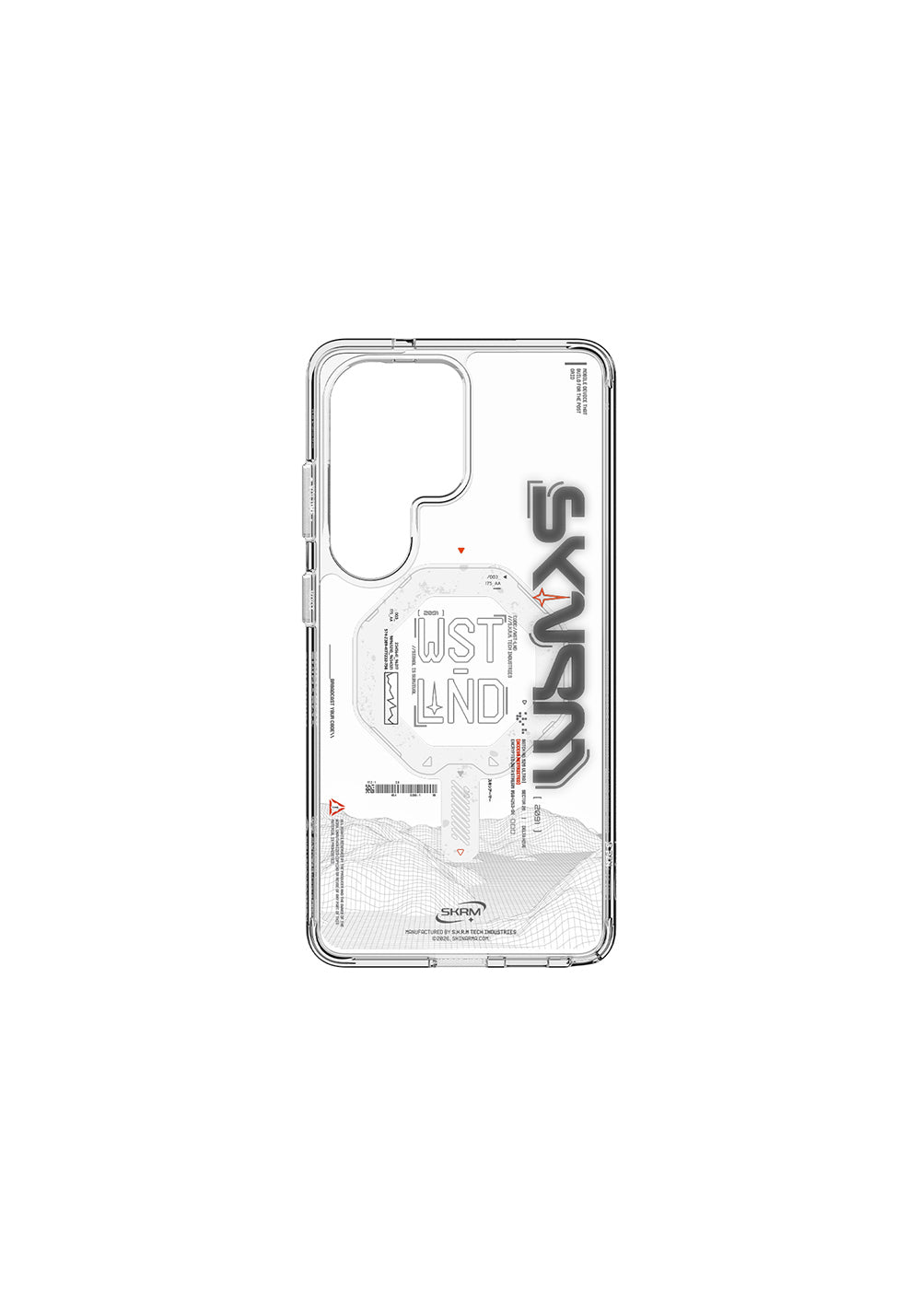 Galaxy S26 Ultra Kılıf Manyetik Şarj Uyumlu Yazı Desenli Airbag Tasarımlı Skinarma Sonix Kapak