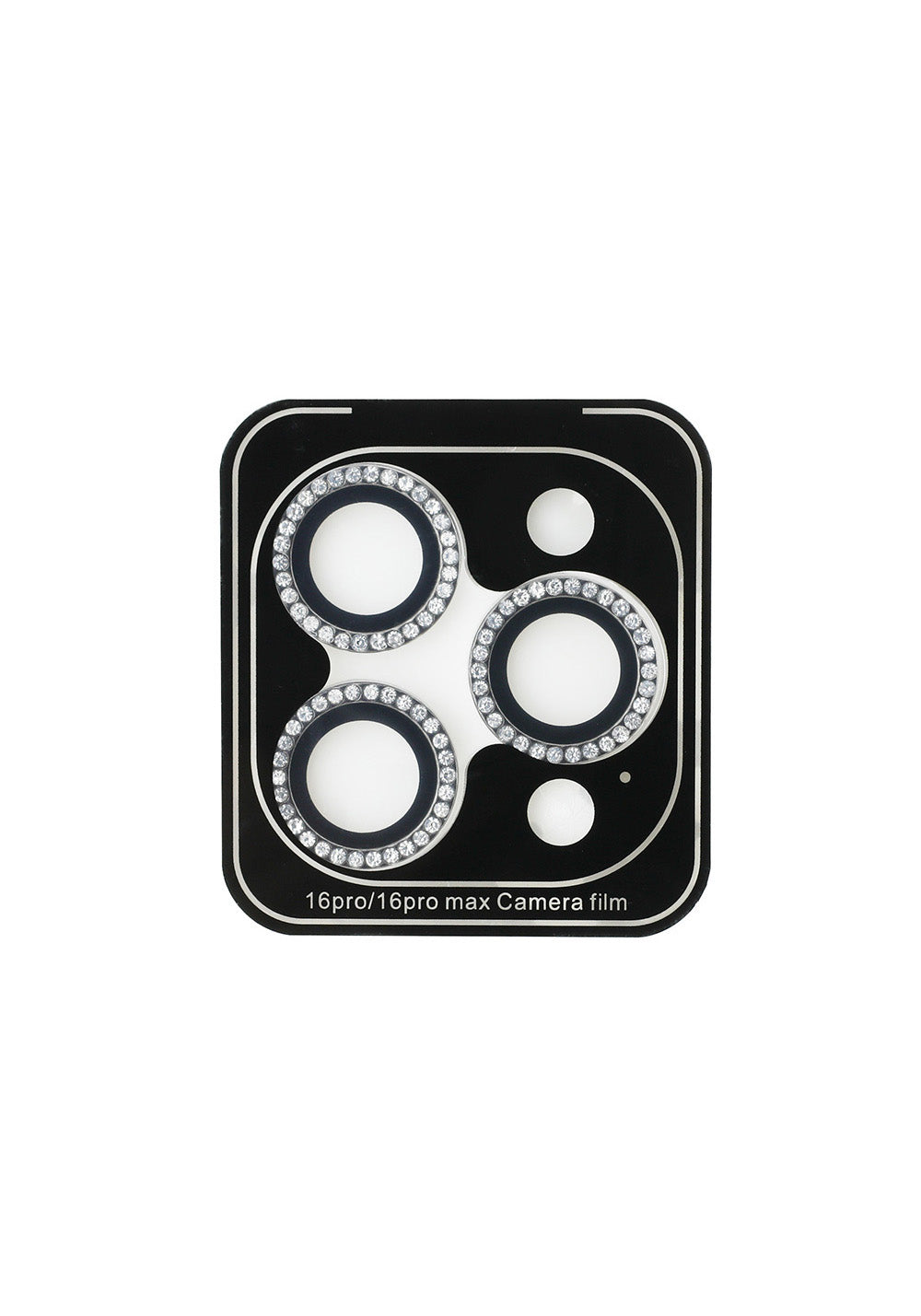 Apple iPhone 17 Pro Max Guess Orijinal Lisanslı Rhinestone Taşlı Lens Koruyucu