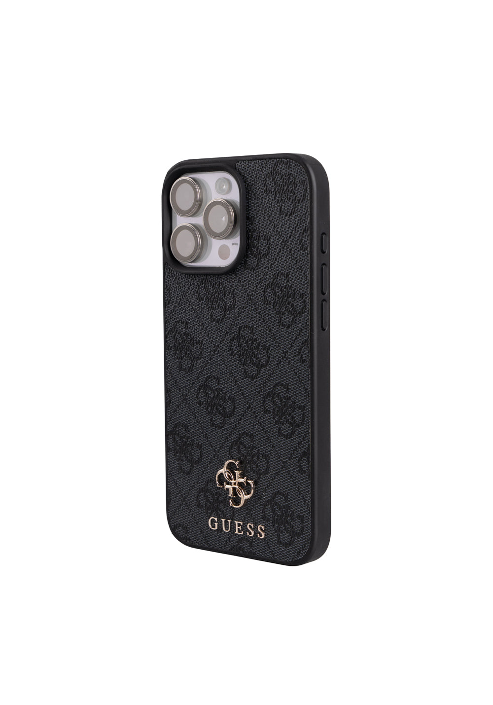 Apple iPhone 16 Pro Max Kılıf Guess Orijinal Lisanslı Manyetik Şarj Uyumlu Askılı ve 4G Logo Kartlıklı Kapak