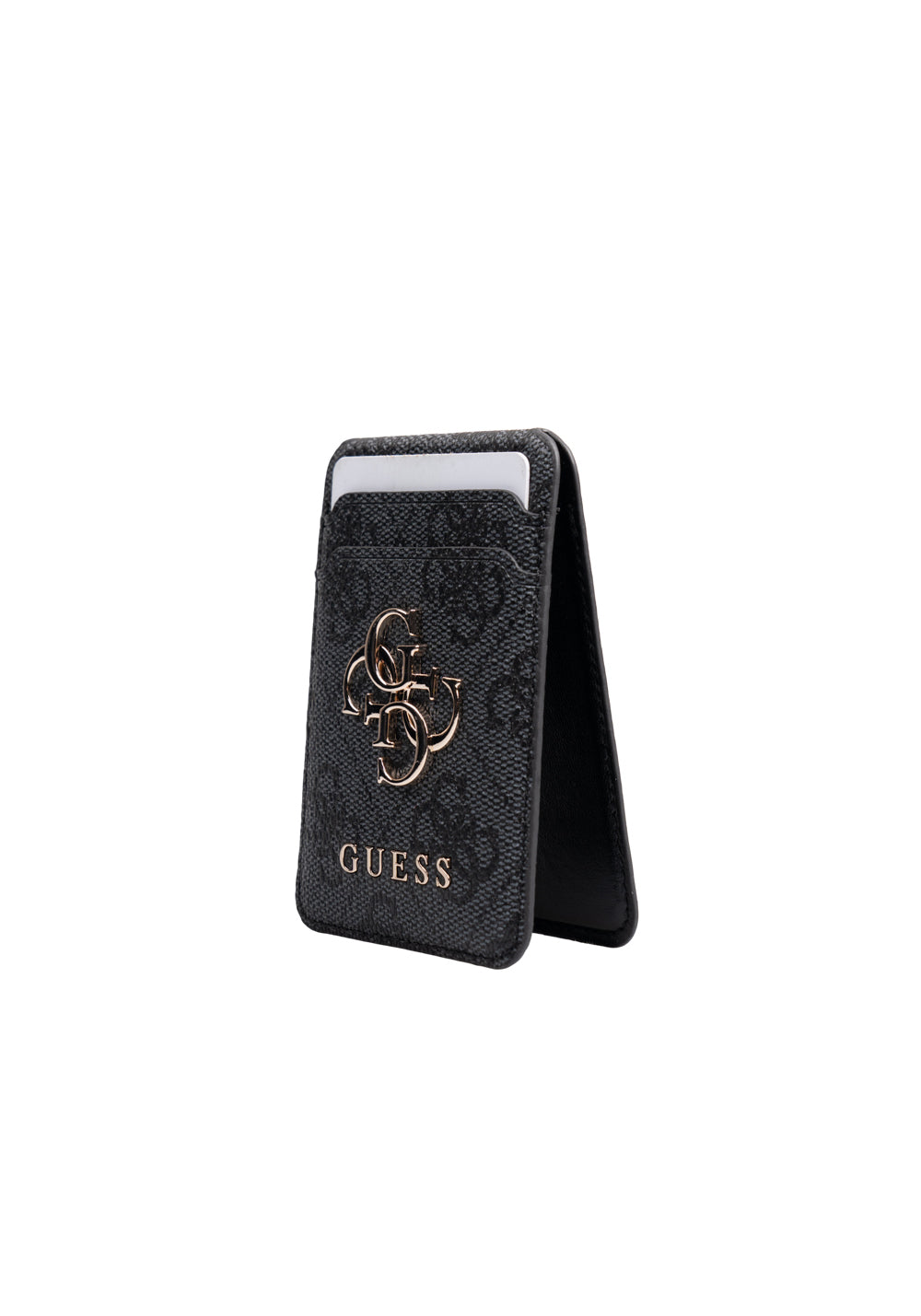 Apple iPhone 16 Pro Max Kılıf Guess Orijinal Lisanslı Manyetik Şarj Uyumlu Askılı ve 4G Logo Kartlıklı Kapak