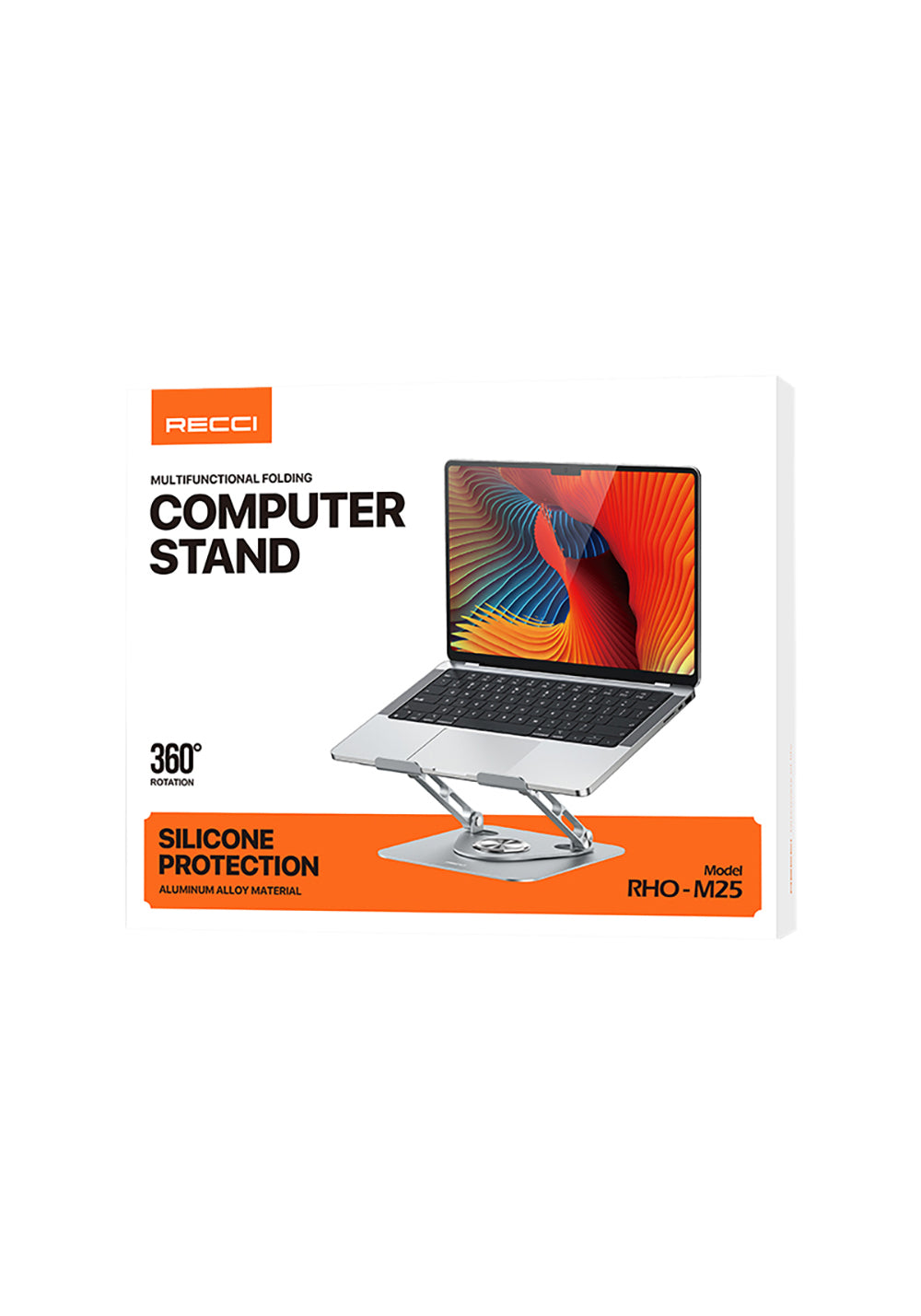 Recci RHO-M25 360 Derece Dönebilen Katlanabilir Laptop Standı