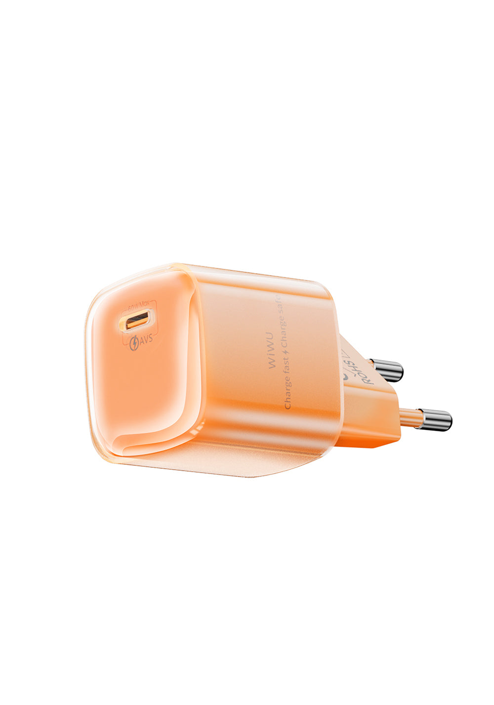 Wiwu Wi-G037 Jade Dynamic Serisi AVS Özellikli GaN Tech PD Hızlı Şarj Özellikli Şarj Başlığı 60W
