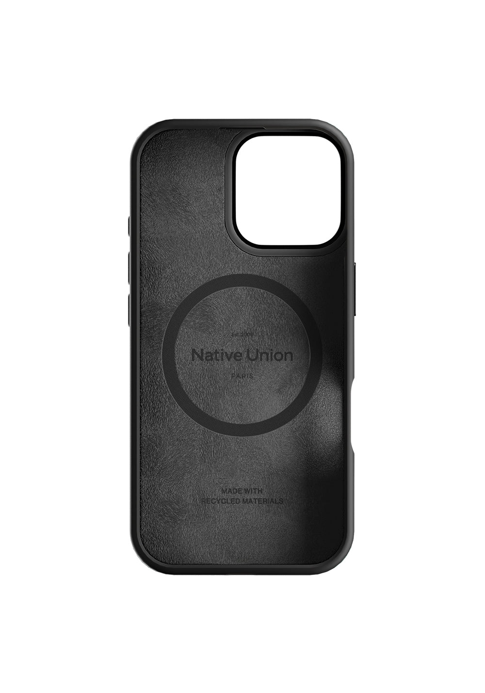 Apple iPhone 16 Pro Max Kılıf Manyetik Şarj Uyumlu Deri Görünümlü Native Union 2024 Active Serisi Kapak