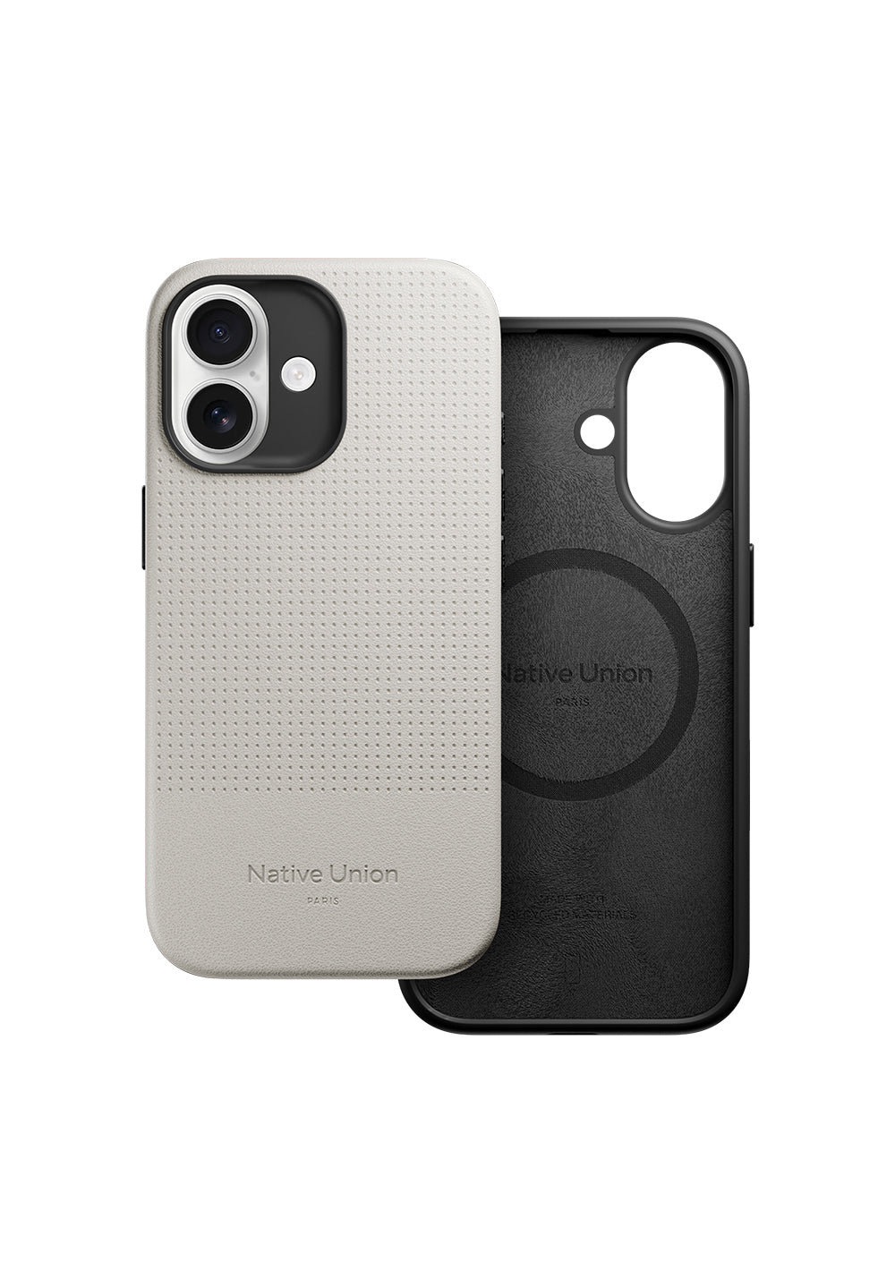 Apple iPhone 17 Kılıf Manyetik Şarj Uyumlu Deri Dokulu Native Union 2025 Active Serisi Kapak