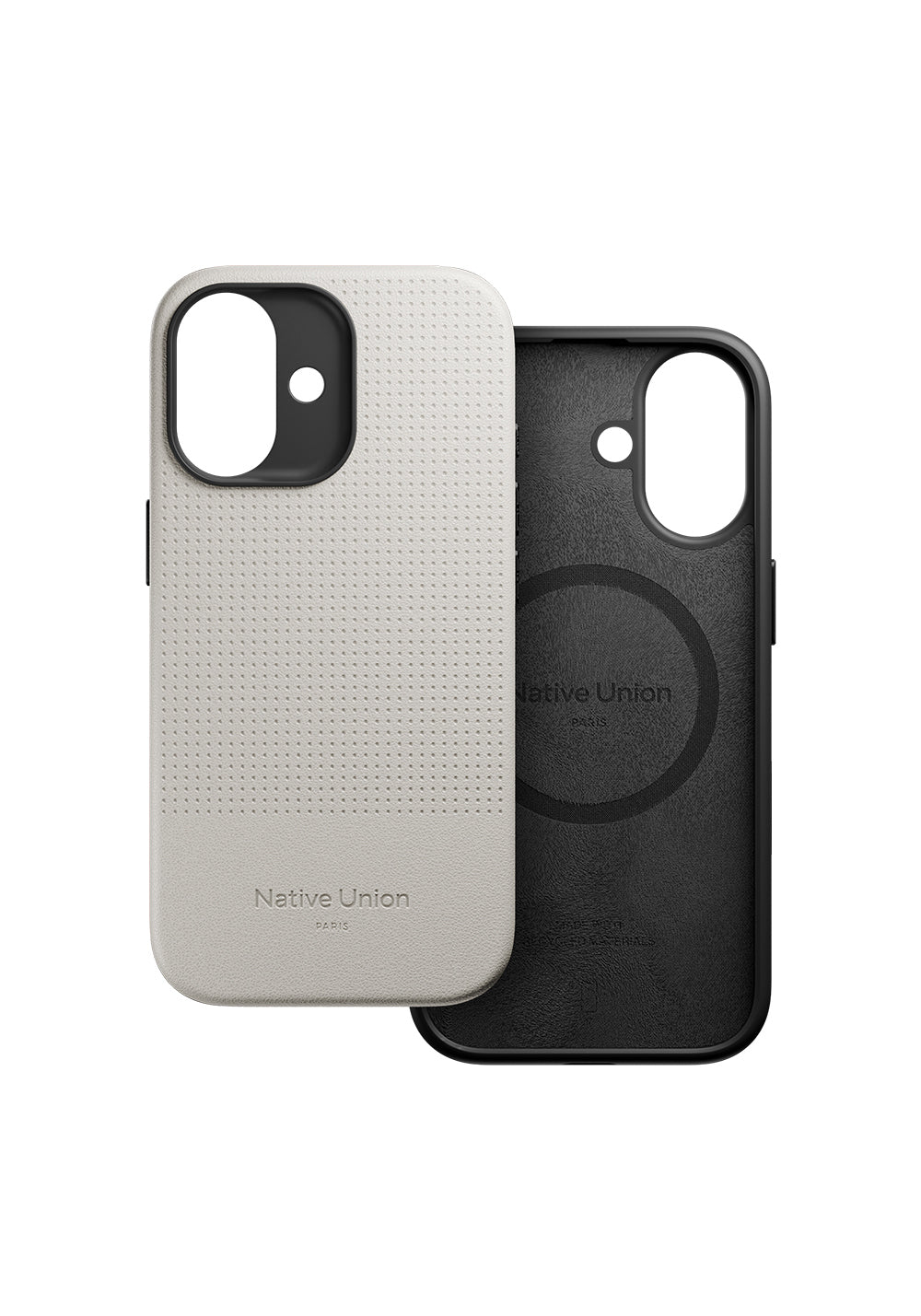 Apple iPhone 17 Kılıf Manyetik Şarj Uyumlu Deri Dokulu Native Union 2025 Active Serisi Kapak