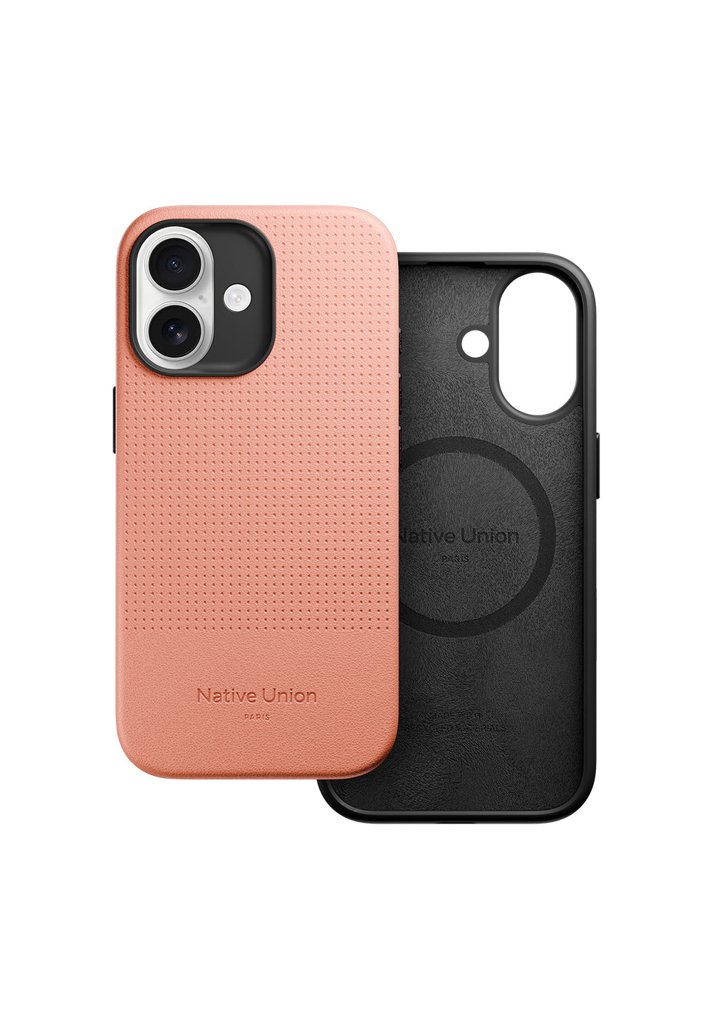 Apple iPhone 17 Kılıf Manyetik Şarj Uyumlu Deri Dokulu Native Union 2025 Active Serisi Kapak