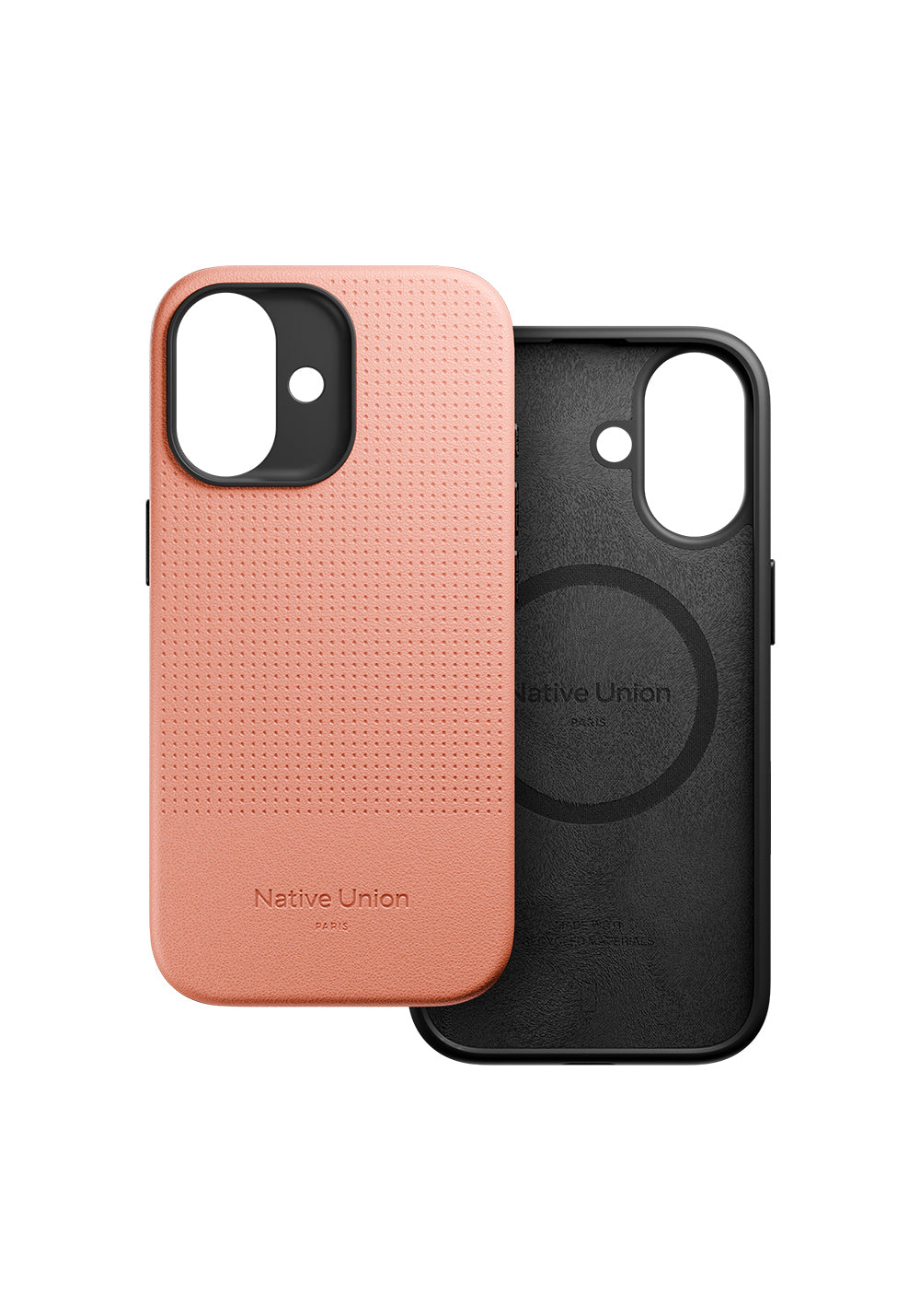 Apple iPhone 17 Kılıf Manyetik Şarj Uyumlu Deri Dokulu Native Union 2025 Active Serisi Kapak