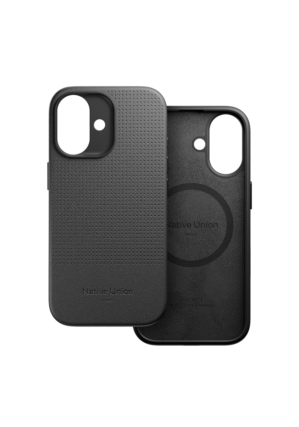 Apple iPhone 17 Kılıf Manyetik Şarj Uyumlu Deri Dokulu Native Union 2025 Active Serisi Kapak