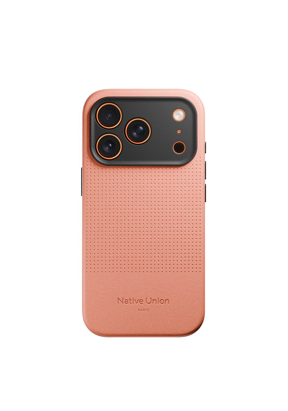 Apple iPhone 17 Pro Kılıf Manyetik Şarj Uyumlu Deri Dokulu Native Union 2025 Active Serisi Kapak
