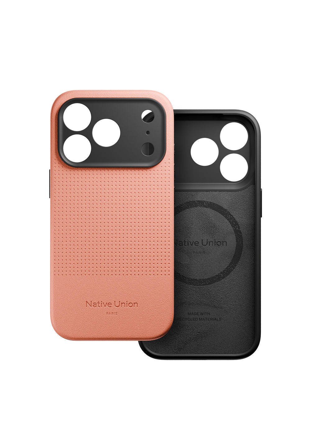 Apple iPhone 17 Pro Kılıf Manyetik Şarj Uyumlu Deri Dokulu Native Union 2025 Active Serisi Kapak