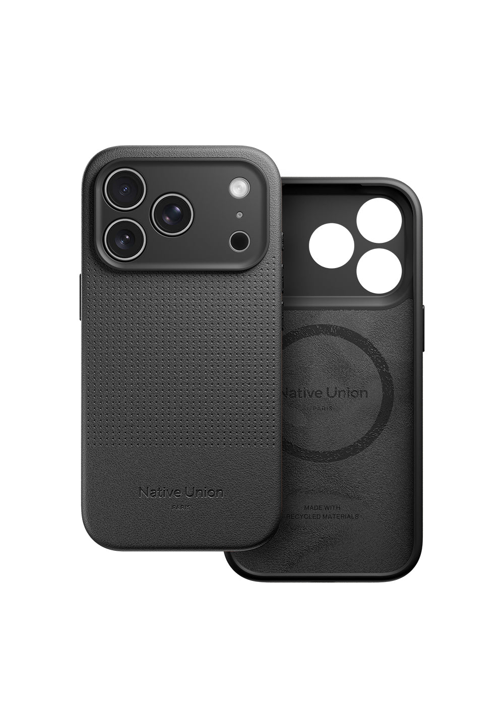 Apple iPhone 17 Pro Kılıf Manyetik Şarj Uyumlu Deri Dokulu Native Union 2025 Active Serisi Kapak