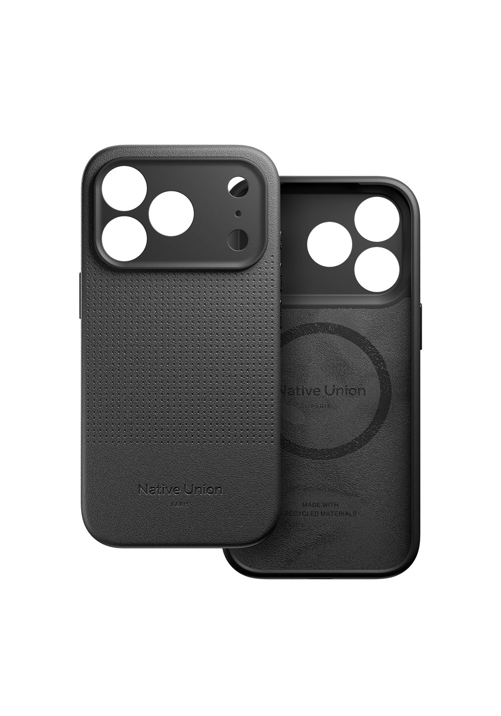 Apple iPhone 17 Pro Kılıf Manyetik Şarj Uyumlu Deri Dokulu Native Union 2025 Active Serisi Kapak