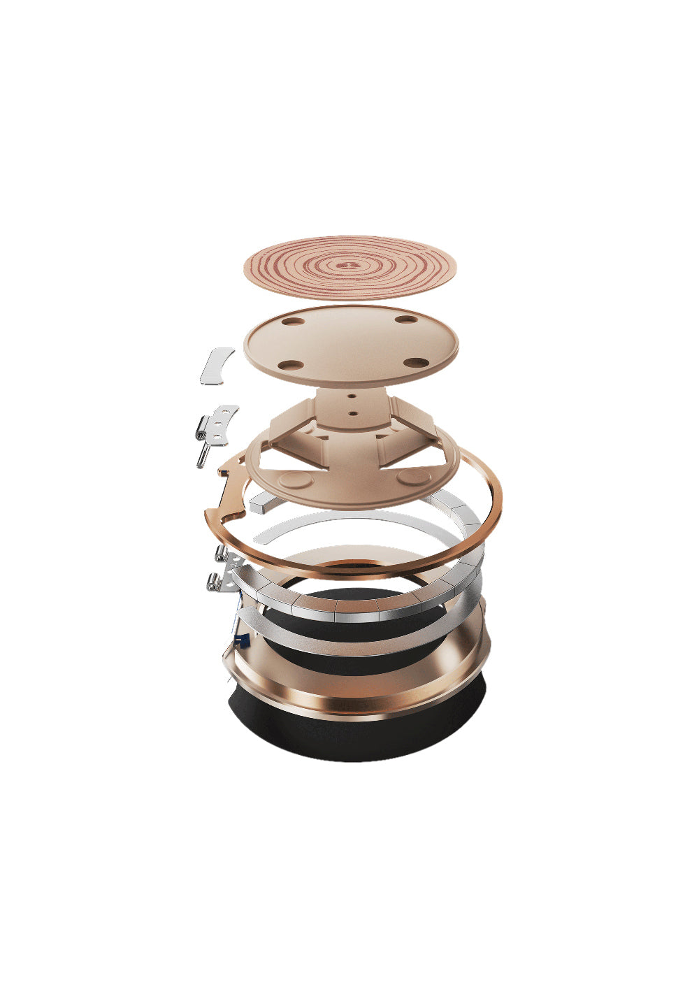 Raptic FreeFlow Grid Serisi 360 Derece Dönebilen Magnetik Ring Stand Telefon Tutucu