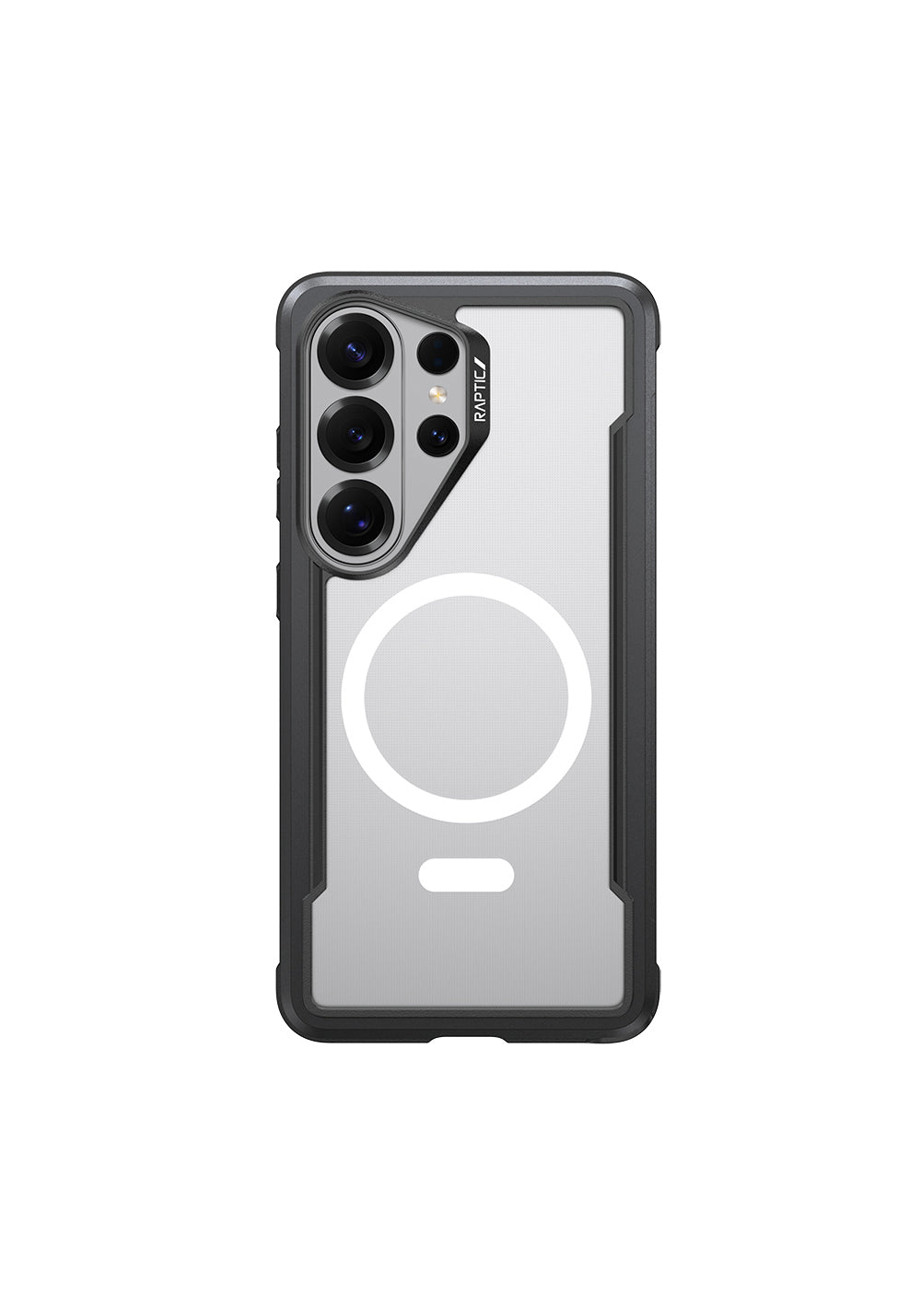 Galaxy S26 Ultra Kılıf Manyetik Şarj Uyumlu Airbagli Raptic Shield Serisi Şeffaf Arka Yüzey Kapak