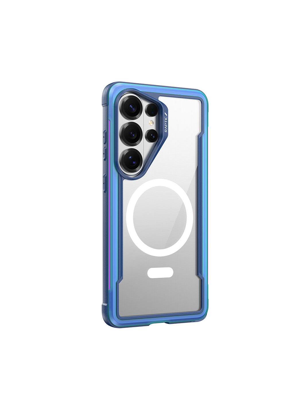 Galaxy S26 Ultra Kılıf Manyetik Şarj Uyumlu Airbagli Raptic Shield Serisi Şeffaf Arka Yüzey Kapak