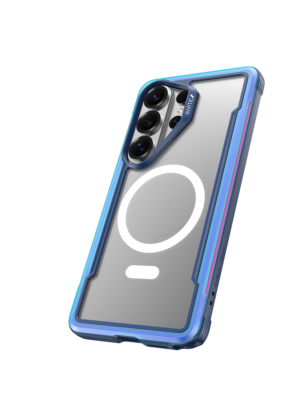 Galaxy S26 Ultra Kılıf Manyetik Şarj Uyumlu Airbagli Raptic Shield Serisi Şeffaf Arka Yüzey Kapak