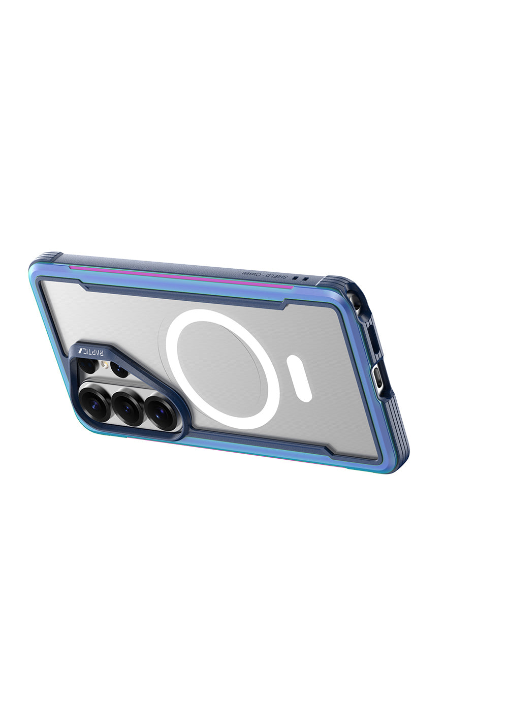 Galaxy S26 Ultra Kılıf Manyetik Şarj Uyumlu Airbagli Raptic Shield Serisi Şeffaf Arka Yüzey Kapak