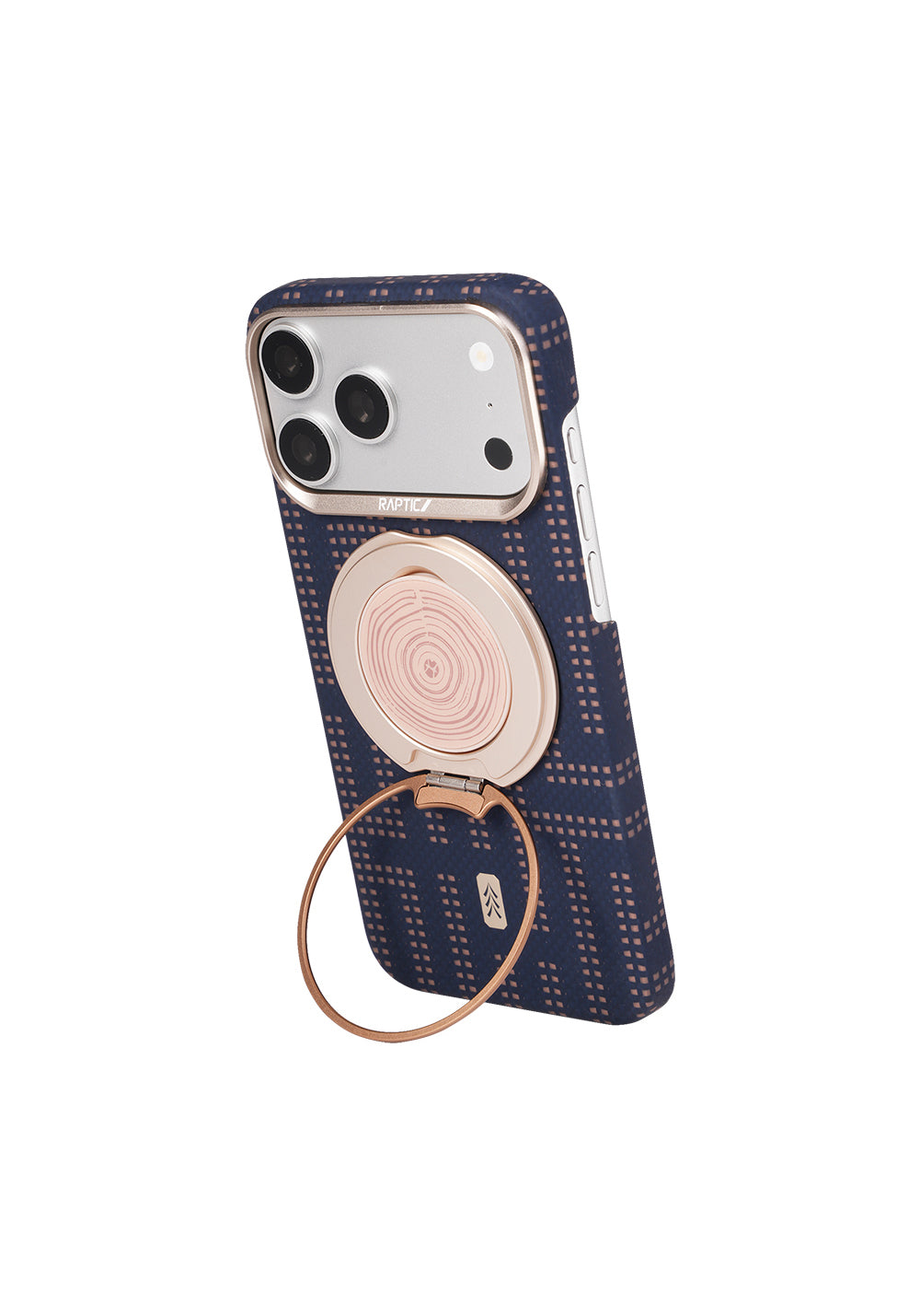 Apple iPhone 17 Pro Max Kılıf Manyetik Şarj Uyumlu Raptic Aramid Skin Serisi Karbon Kapak
