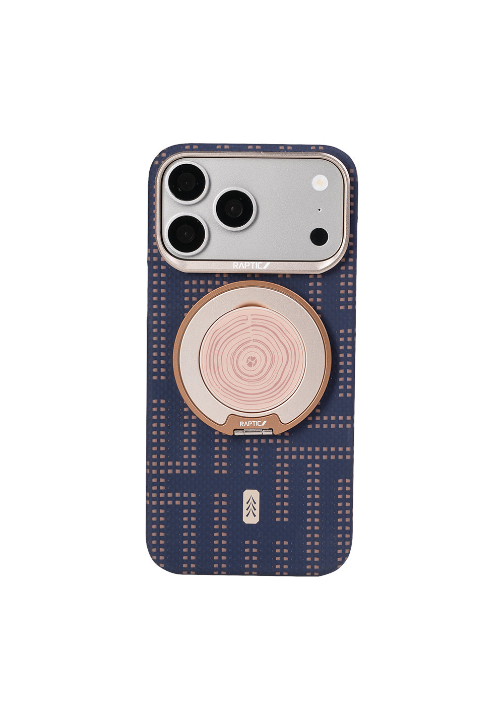 Apple iPhone 17 Pro Max Kılıf Manyetik Şarj Uyumlu Raptic Aramid Skin Serisi Karbon Kapak