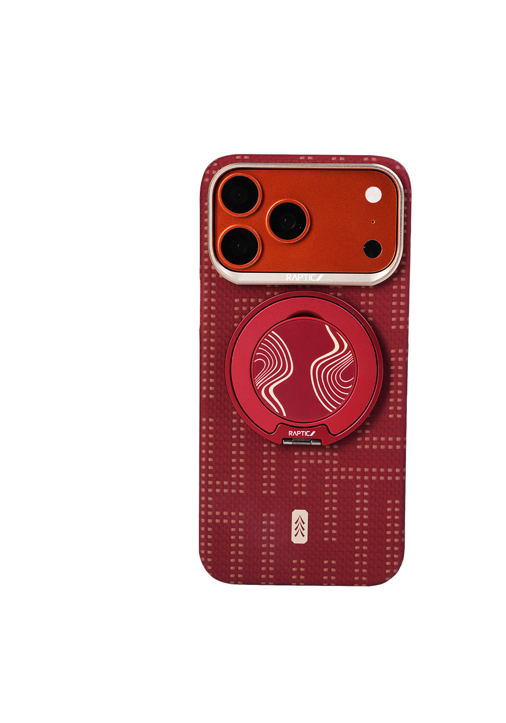 Apple iPhone 17 Pro Max Kılıf Manyetik Şarj Uyumlu Raptic Aramid Skin Serisi Karbon Kapak