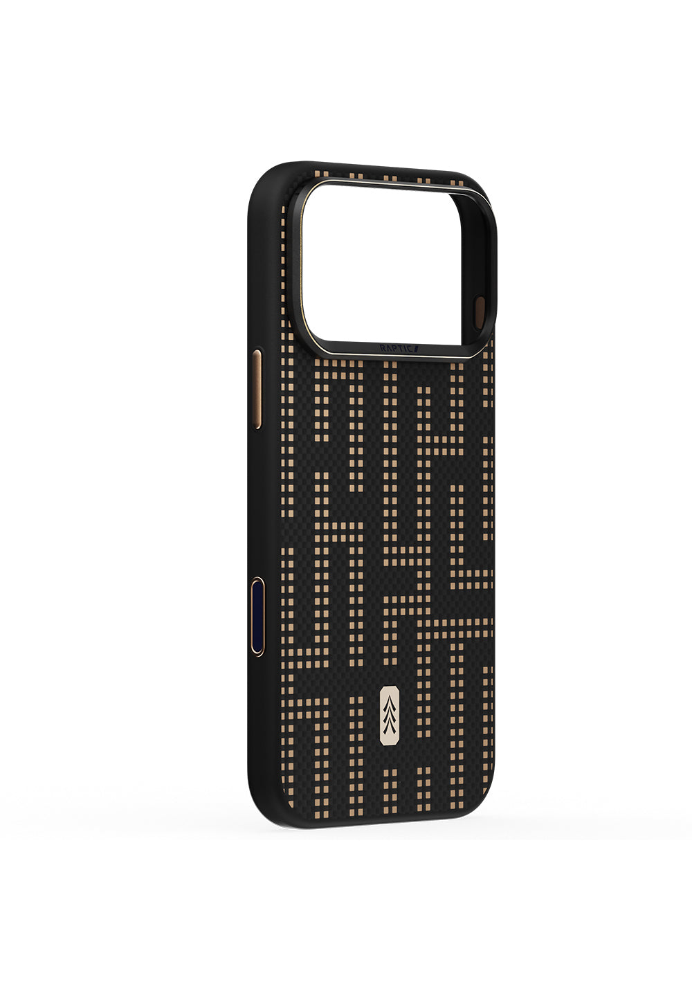 Apple iPhone 17 Pro Max Kılıf Manyetik Şarj Uyumlu Raptic Aramid Skin Serisi Karbon Kapak