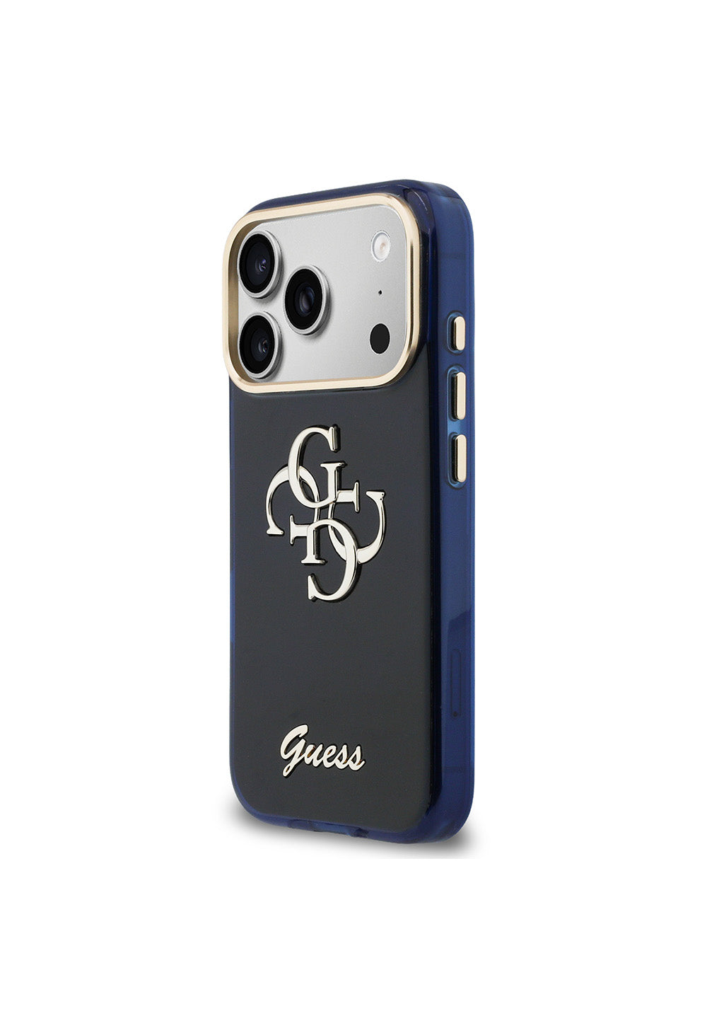 Apple iPhone 17 Pro Max Kılıf Guess Orijinal Lisanslı Yazı ve 4G Büyük Metal Logolu Silikon Kapak