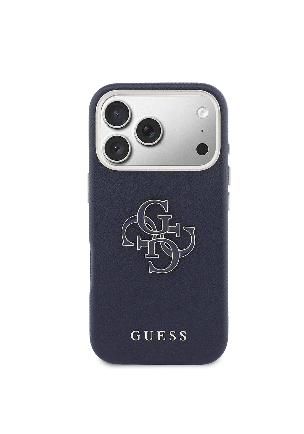 Apple iPhone 17 Pro Kılıf Guess Orijinal Lisanslı 4G Büyük Metal Kamera Çerçeveli PU Deri Resin Kapak