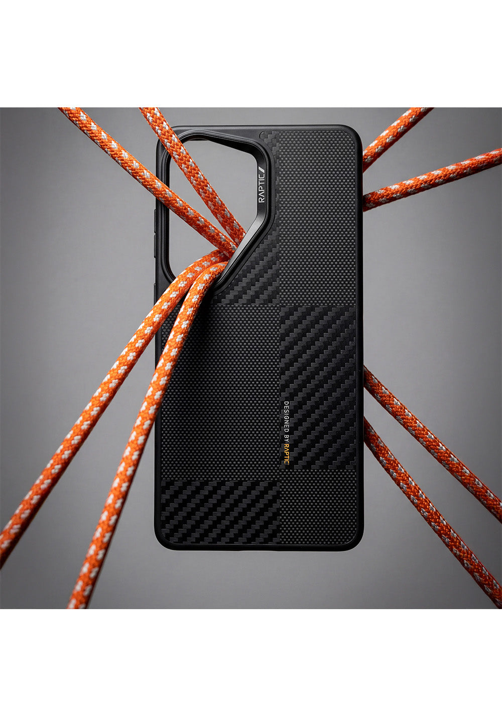 Galaxy S26 Ultra Kılıf Manyetik Şarj Uyumlu 600D Metal Kamera Çerçeveli Raptic Aramid Dual Serisi Karbon Kapak