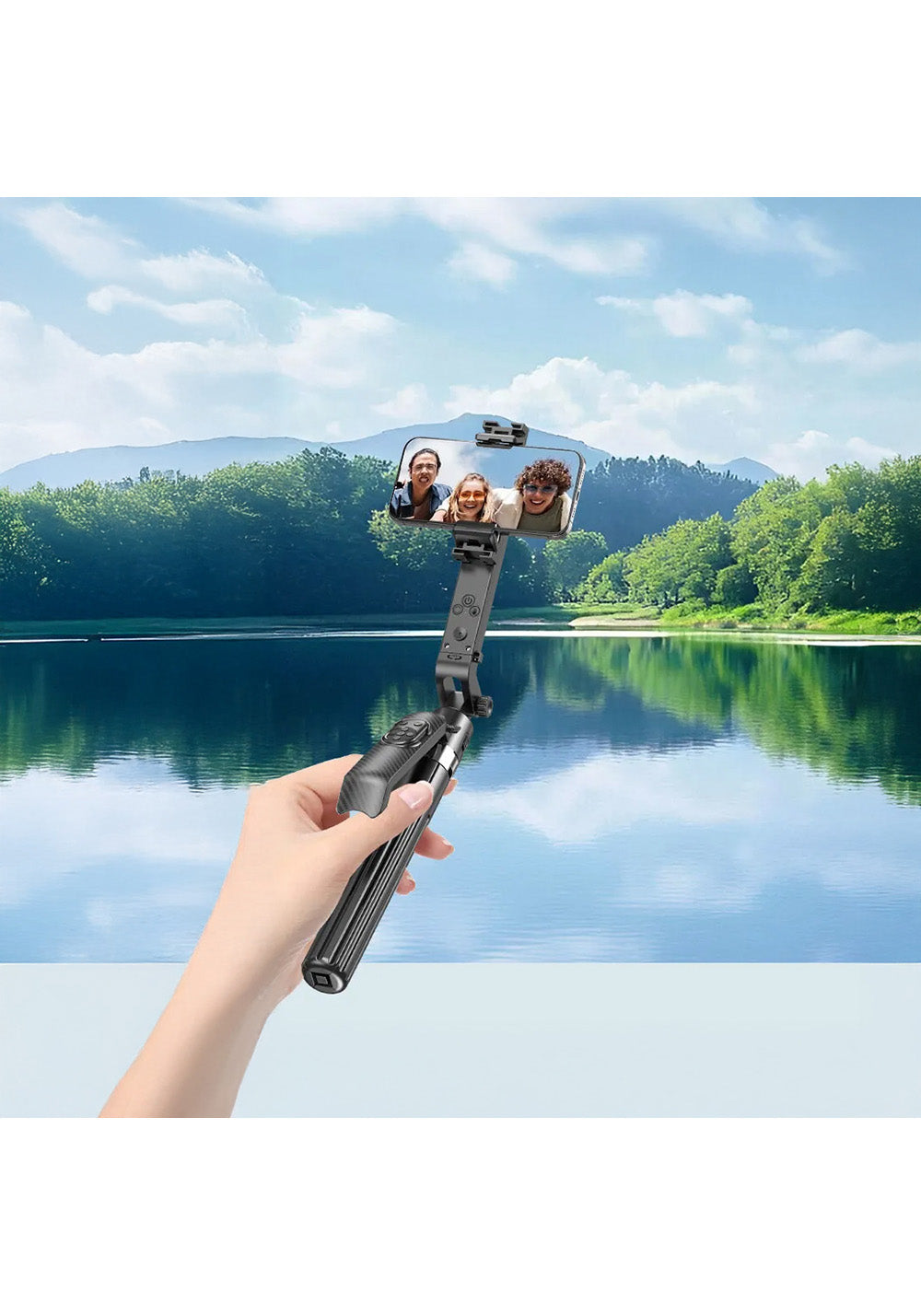 Jmary KT-299 360 Derece Dönebilen Kablosuz Kumandalı Tripod ve Selfie Çubuğu