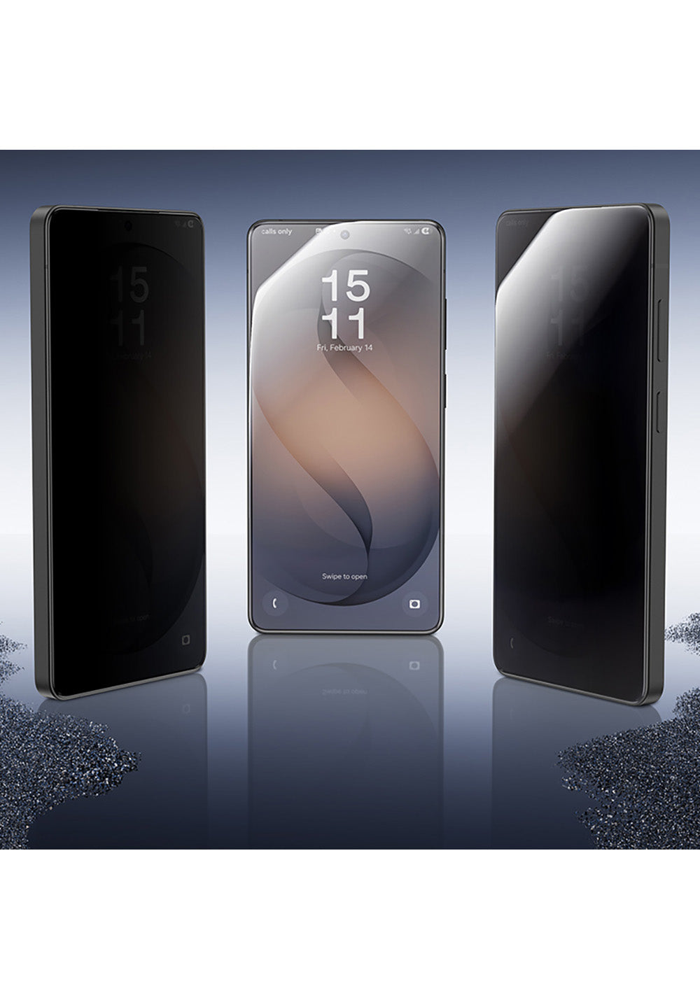 Galaxy S26 Ultra Hidrofobik Ve Oleofobik Özellikli Benks 0.3mm Privacy Air Shield Ekran Koruyucu 10'lu Paket
