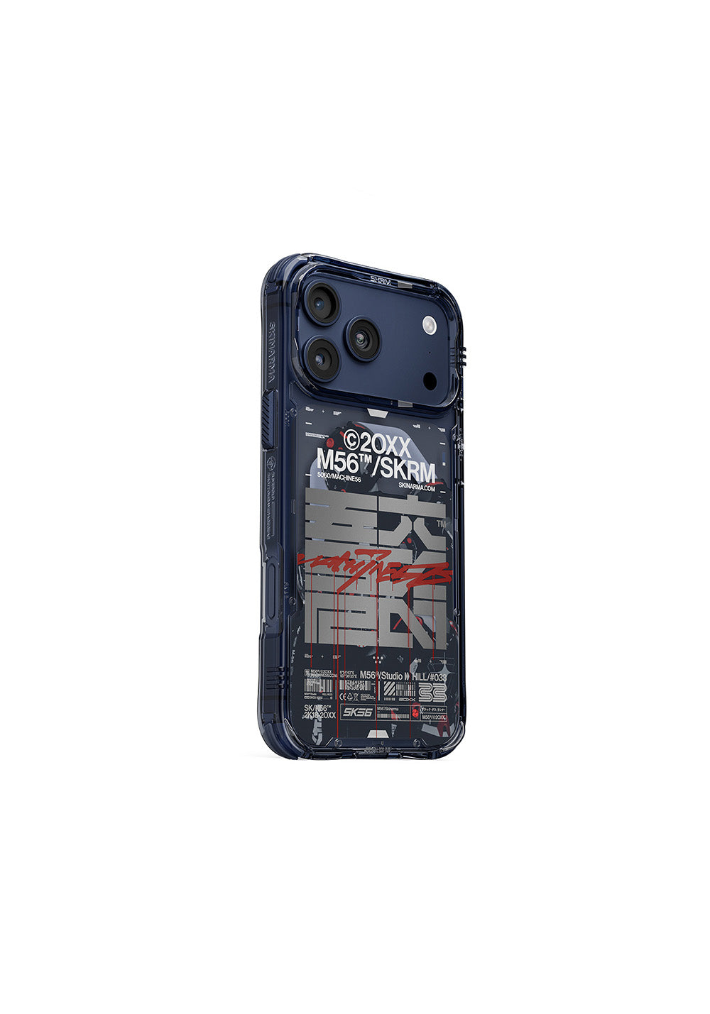 Apple iPhone 17 Pro Max Kılıf Skinarma M-Safe Şarj Özellikli IML Baskılı X M56 Kapak