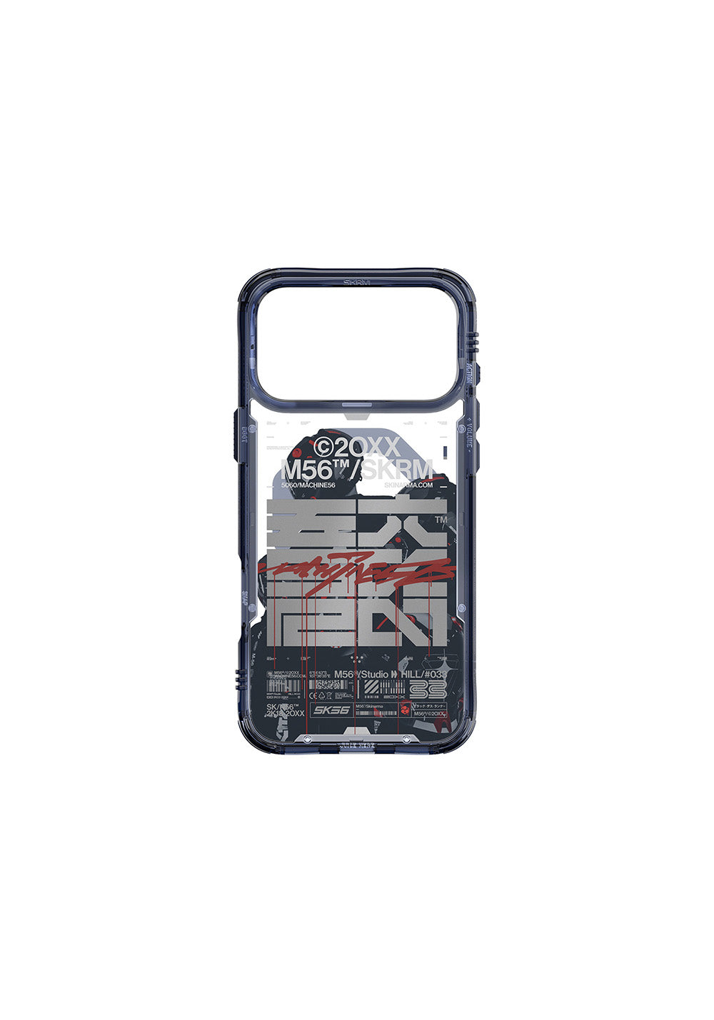 Apple iPhone 17 Pro Max Kılıf Skinarma M-Safe Şarj Özellikli IML Baskılı X M56 Kapak