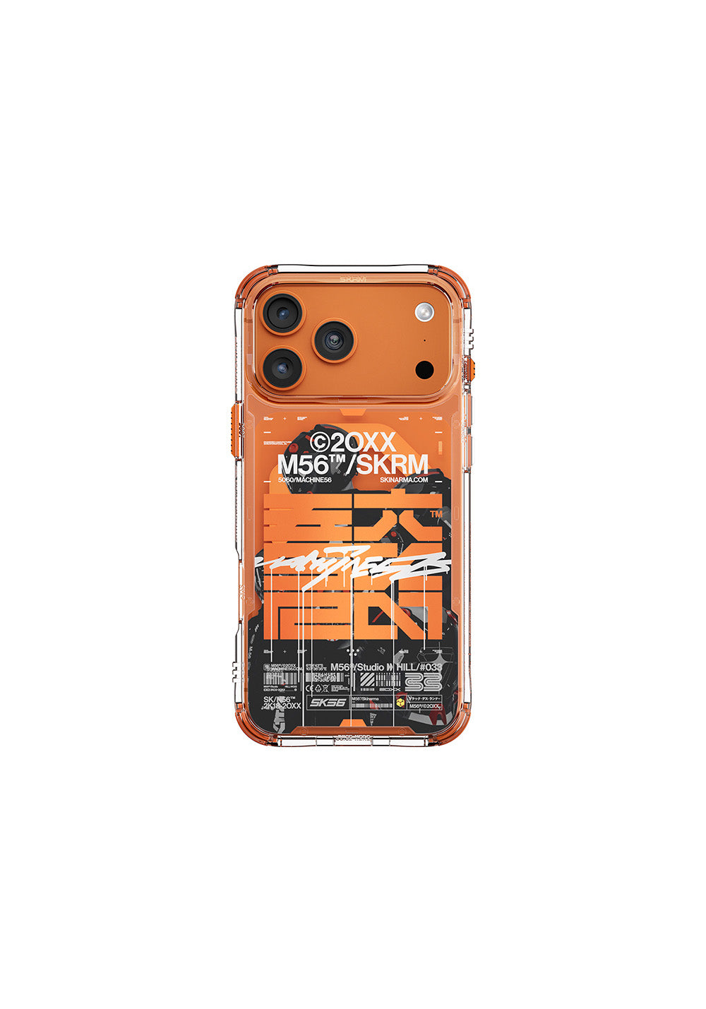 Apple iPhone 17 Pro Max Kılıf Skinarma M-Safe Şarj Özellikli IML Baskılı X M56 Kapak
