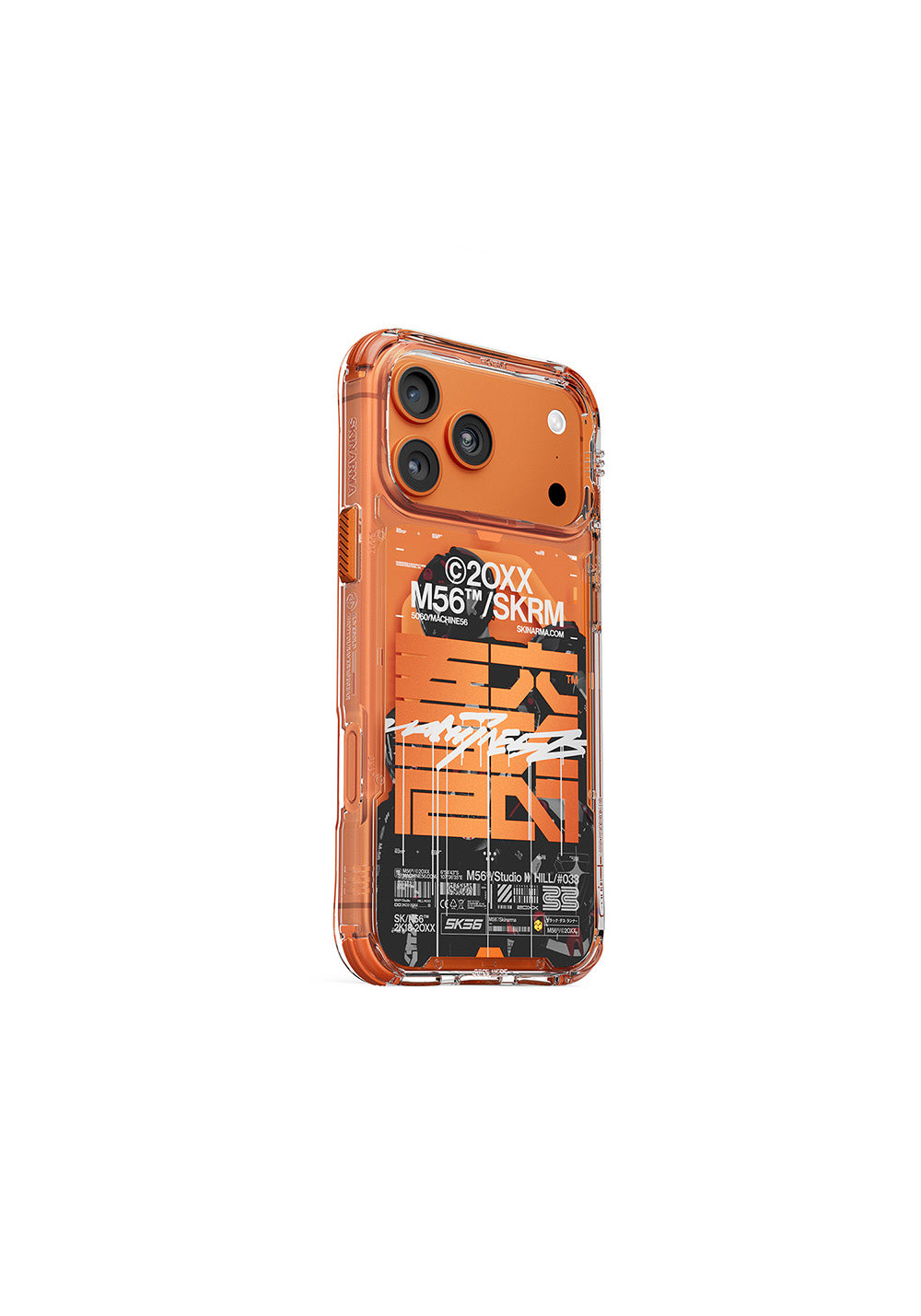 Apple iPhone 17 Pro Max Kılıf Skinarma M-Safe Şarj Özellikli IML Baskılı X M56 Kapak