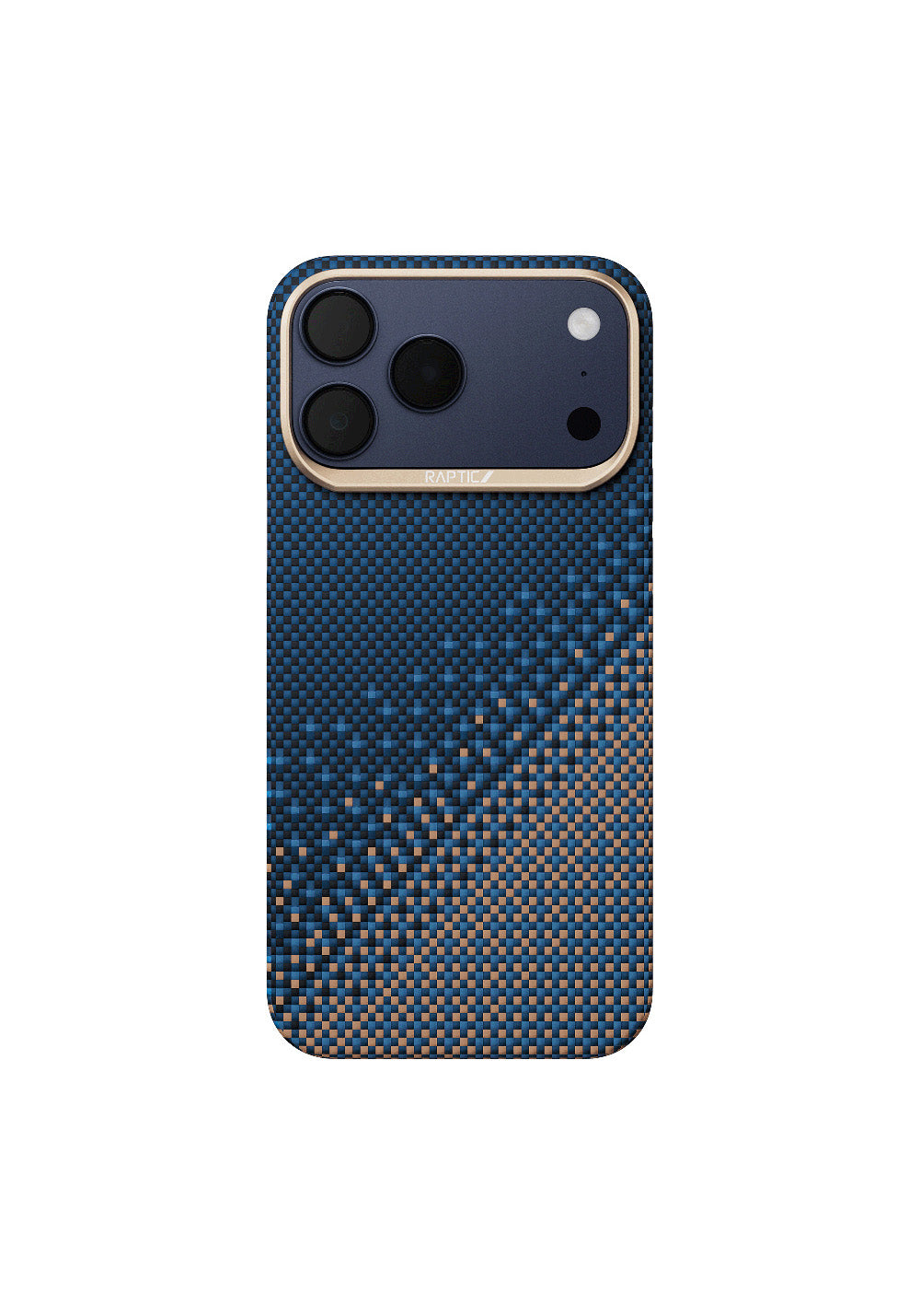 Apple iPhone 17 Pro Kılıf Manyetik Şarj Uyumlu Raptic Aramid Skin Serenity Serisi Karbon Kapak