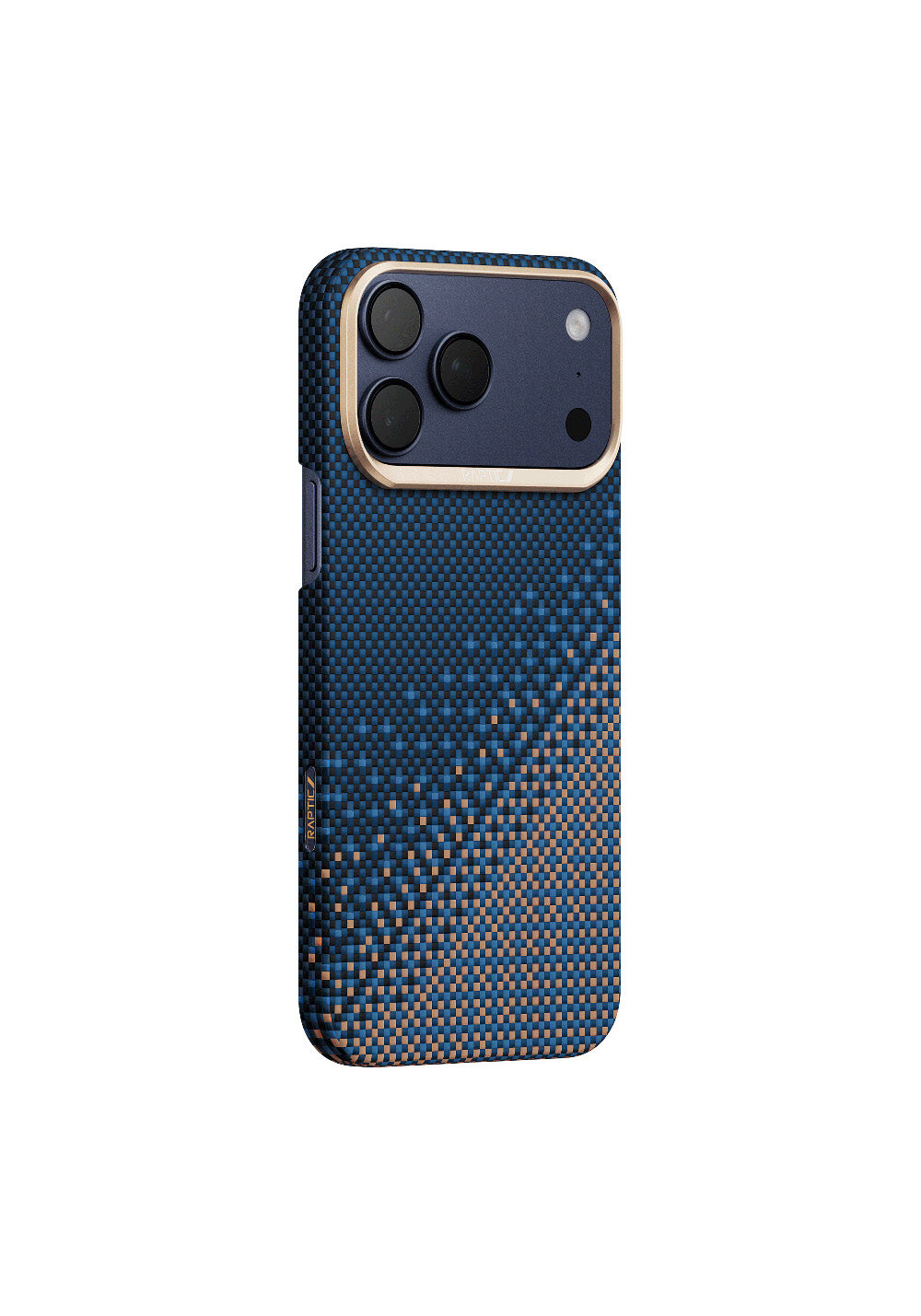 Apple iPhone 17 Pro Kılıf Manyetik Şarj Uyumlu Raptic Aramid Skin Serenity Serisi Karbon Kapak