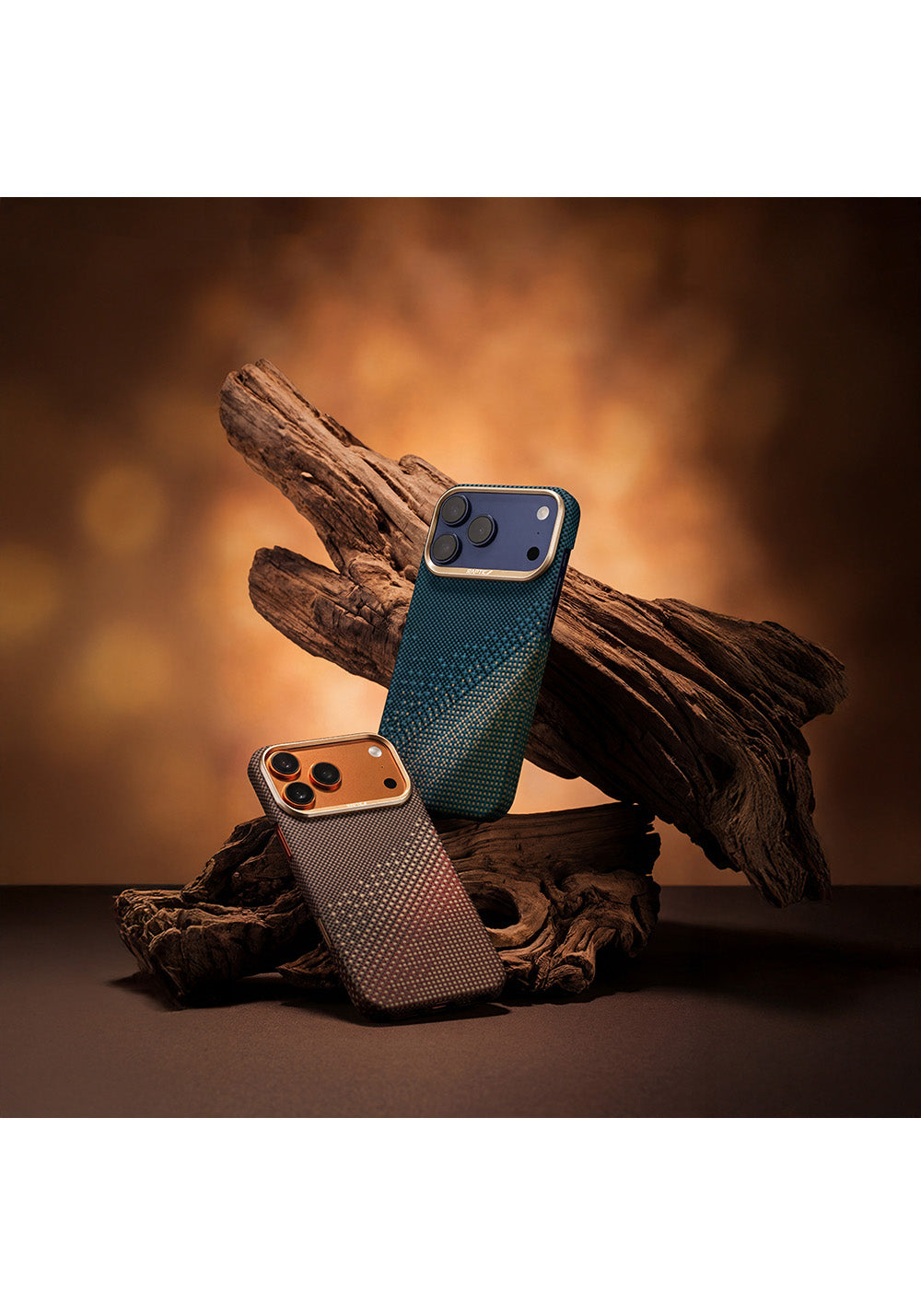 Apple iPhone 17 Pro Kılıf Manyetik Şarj Uyumlu Raptic Aramid Skin Serenity Serisi Karbon Kapak