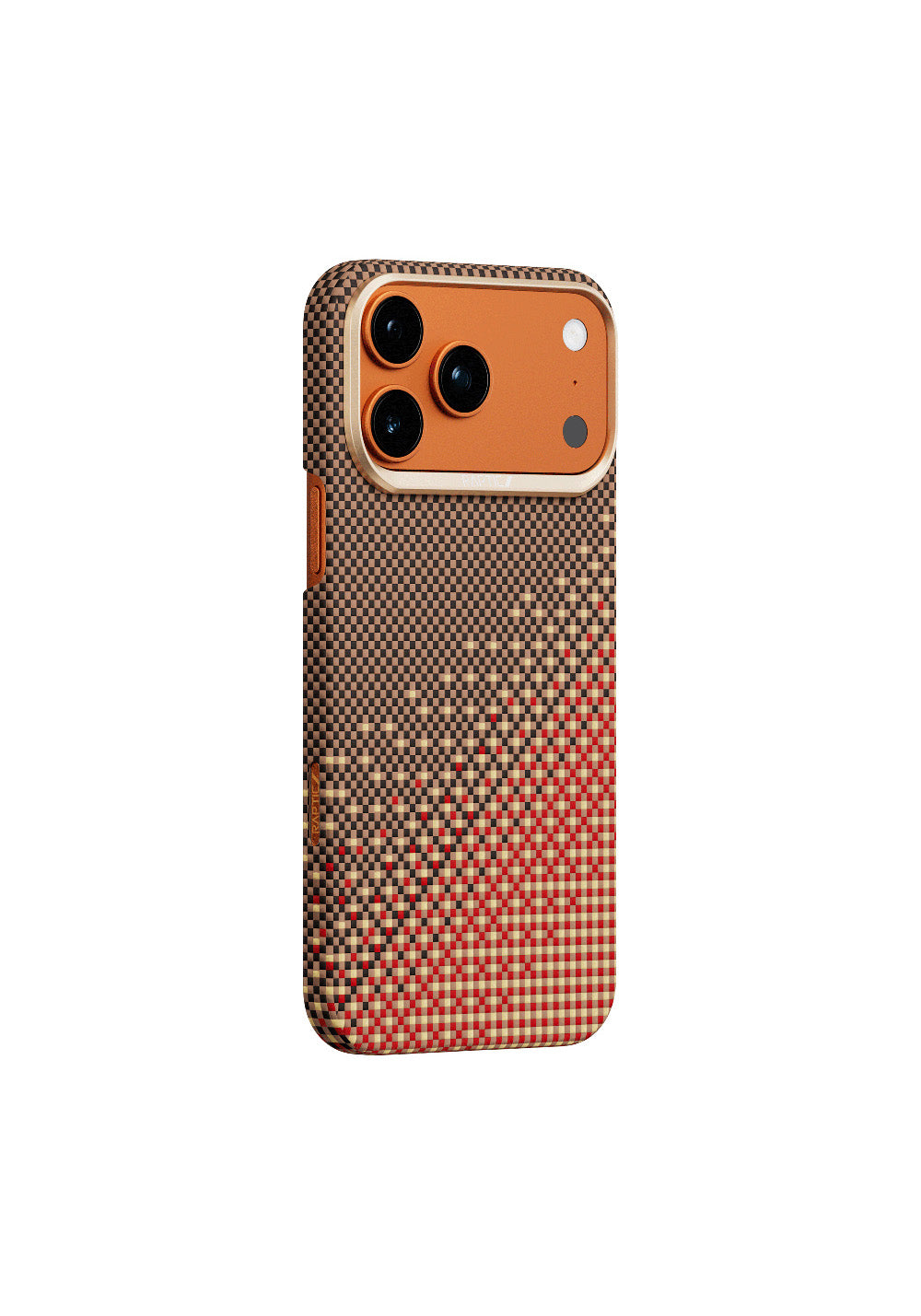 Apple iPhone 17 Pro Max Kılıf Manyetik Şarj Uyumlu Raptic Aramid Skin Serenity Serisi Karbon Kapak